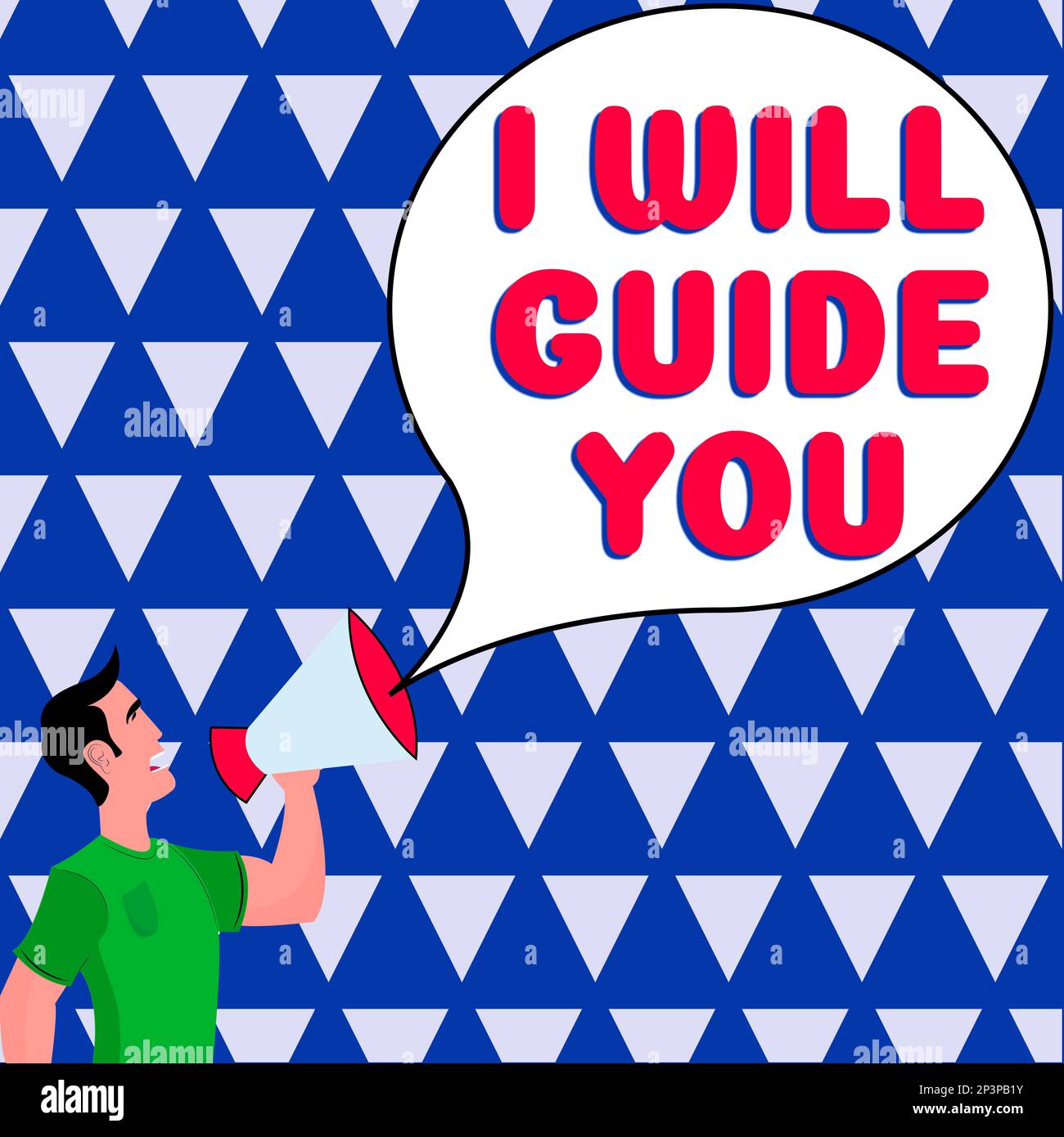 Live Guide Sign Inspiration showing sign I Will Guide You. Business showcase Help ...