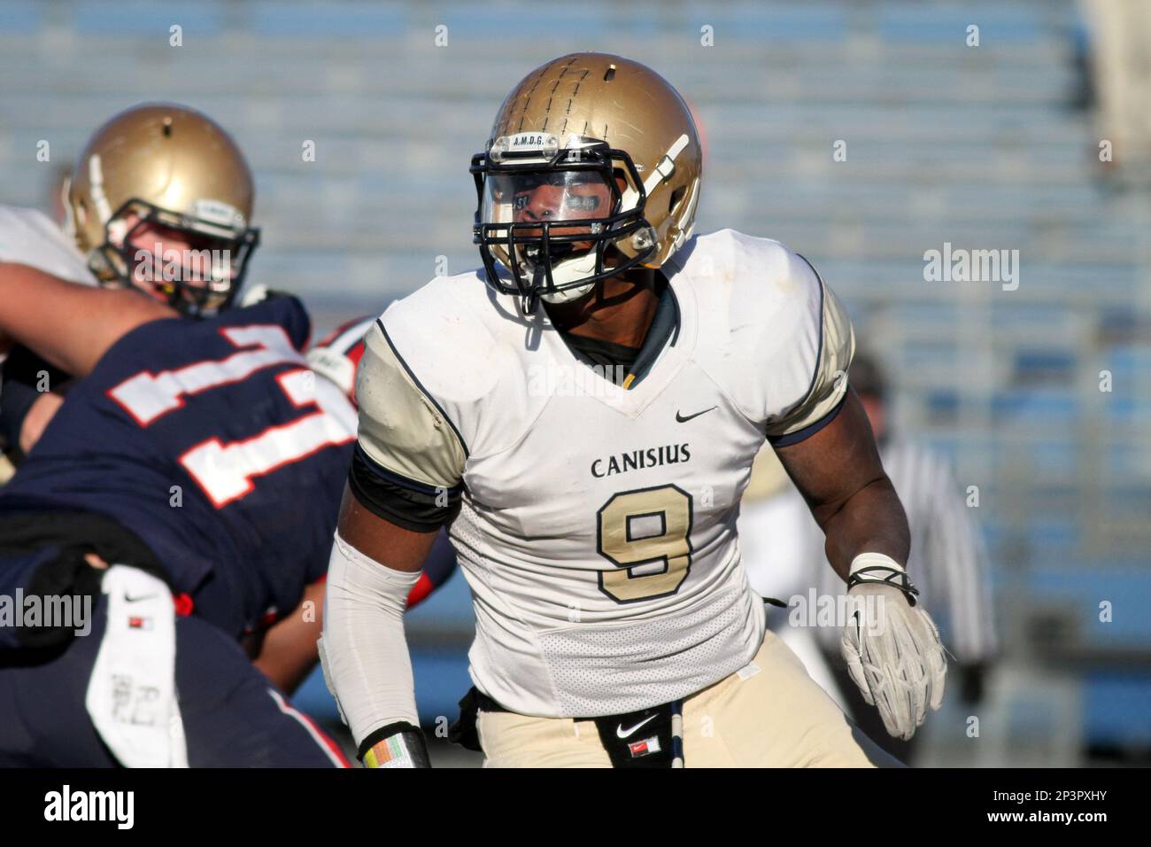 Canisius Crusaders Tyrone Wheatley, Jr. #9 in action against the