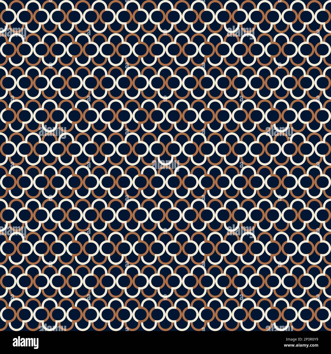 Abstract Geometric Pattern Background With Quatrefoil Shapes Texture