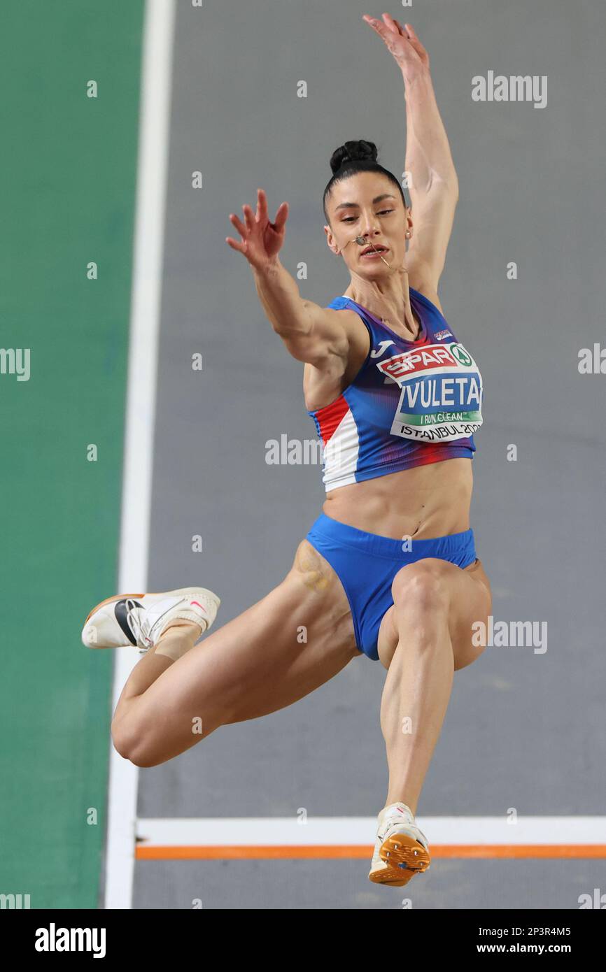 Istanbul Turkey. 05th Mar 2023. Athletics indoor Long jump women final. Bronze medalist