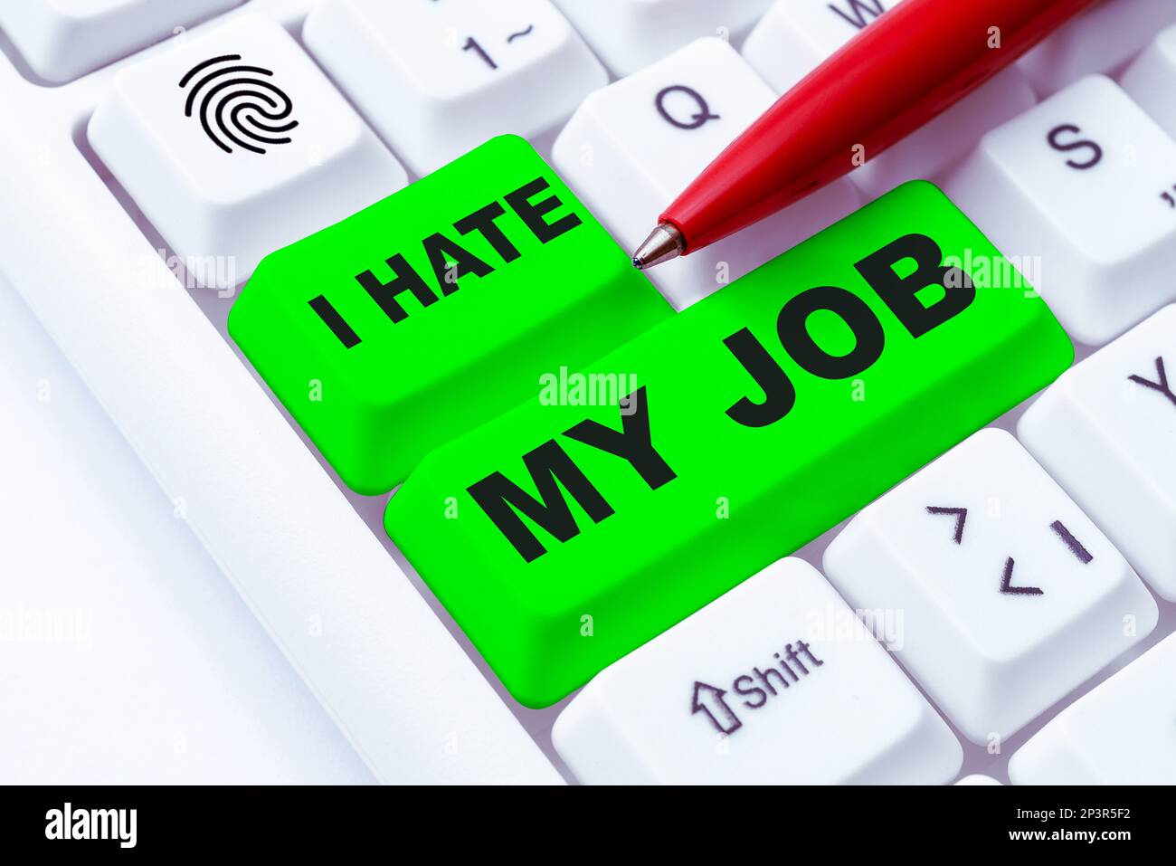 Hating A Task Writing displaying text I Hate My Job. Word for don t like the assigned ...