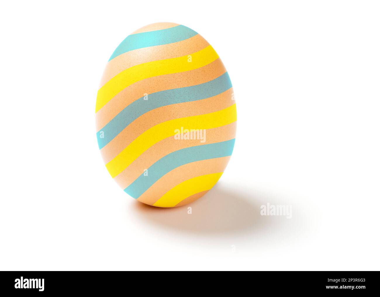 Easter egg isolated on white background Stock Photo - Alamy
