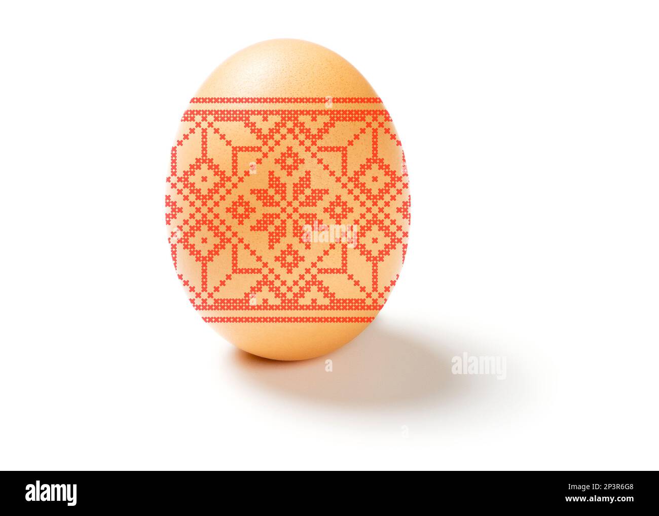 Easter egg isolated on white background Stock Photo