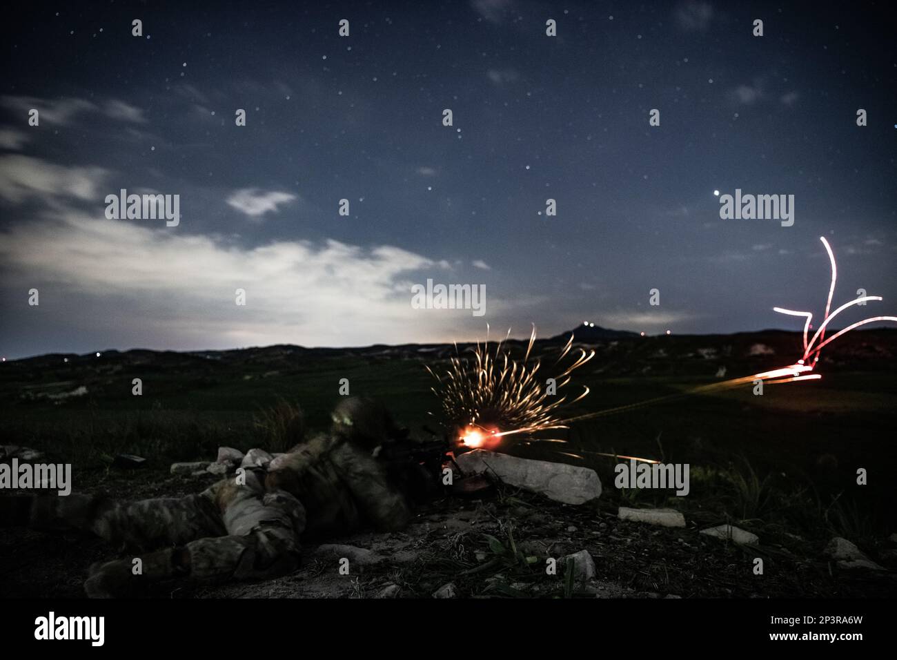 A U.S. Army paratrooper assigned to 2nd Battalion, 503rd Airborne