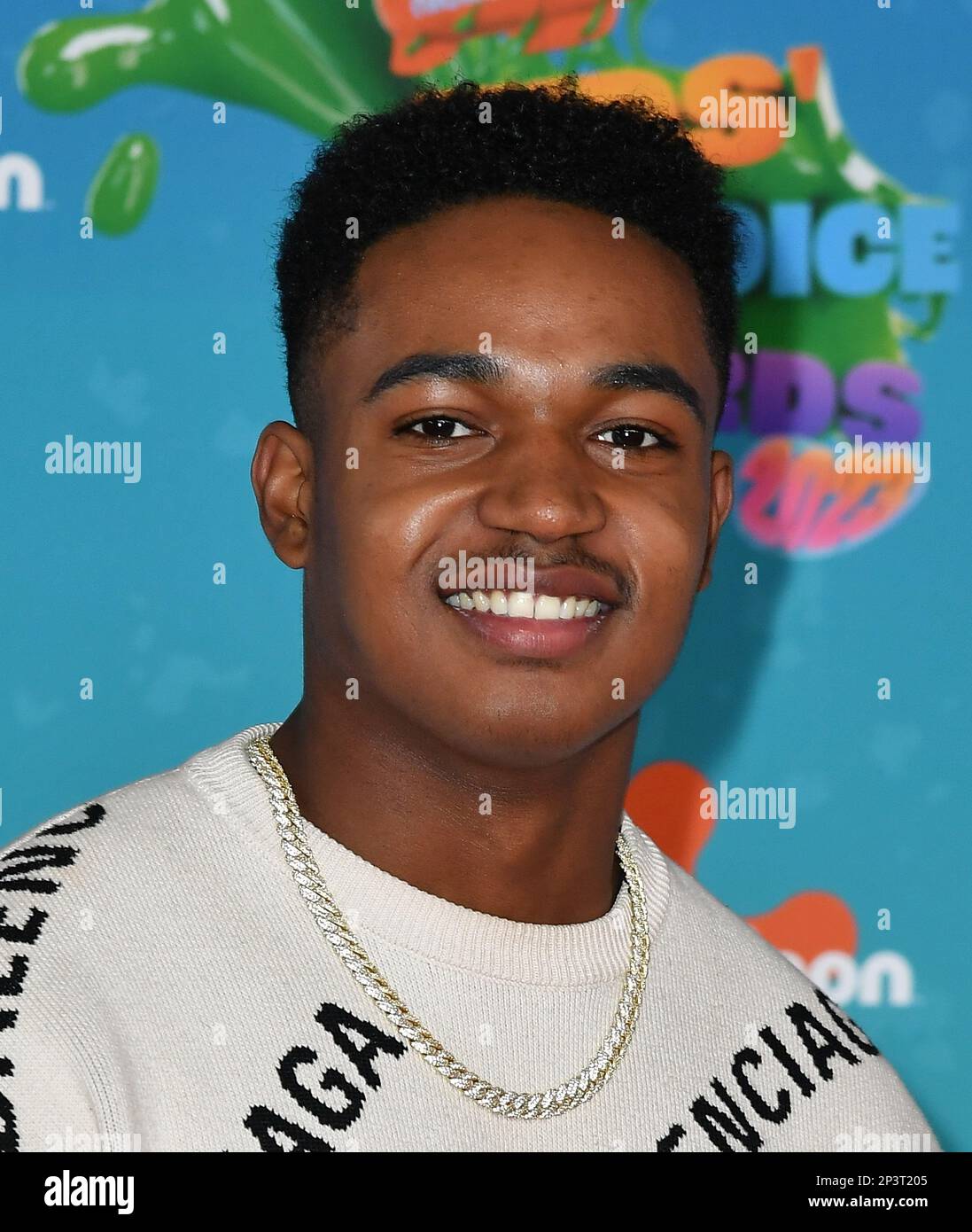 Los Angeles, USA. 04th Mar, 2023. Issac Ryan Brown attends the 2023 Nickelodeon Kids' Choice Awards at Microsoft Theater on March 04, 2023 in Los Angeles, California. Photo: Casey Flanigan/imageSPACE/Sipa USA Credit: Sipa USA/Alamy Live News Stock Photo
