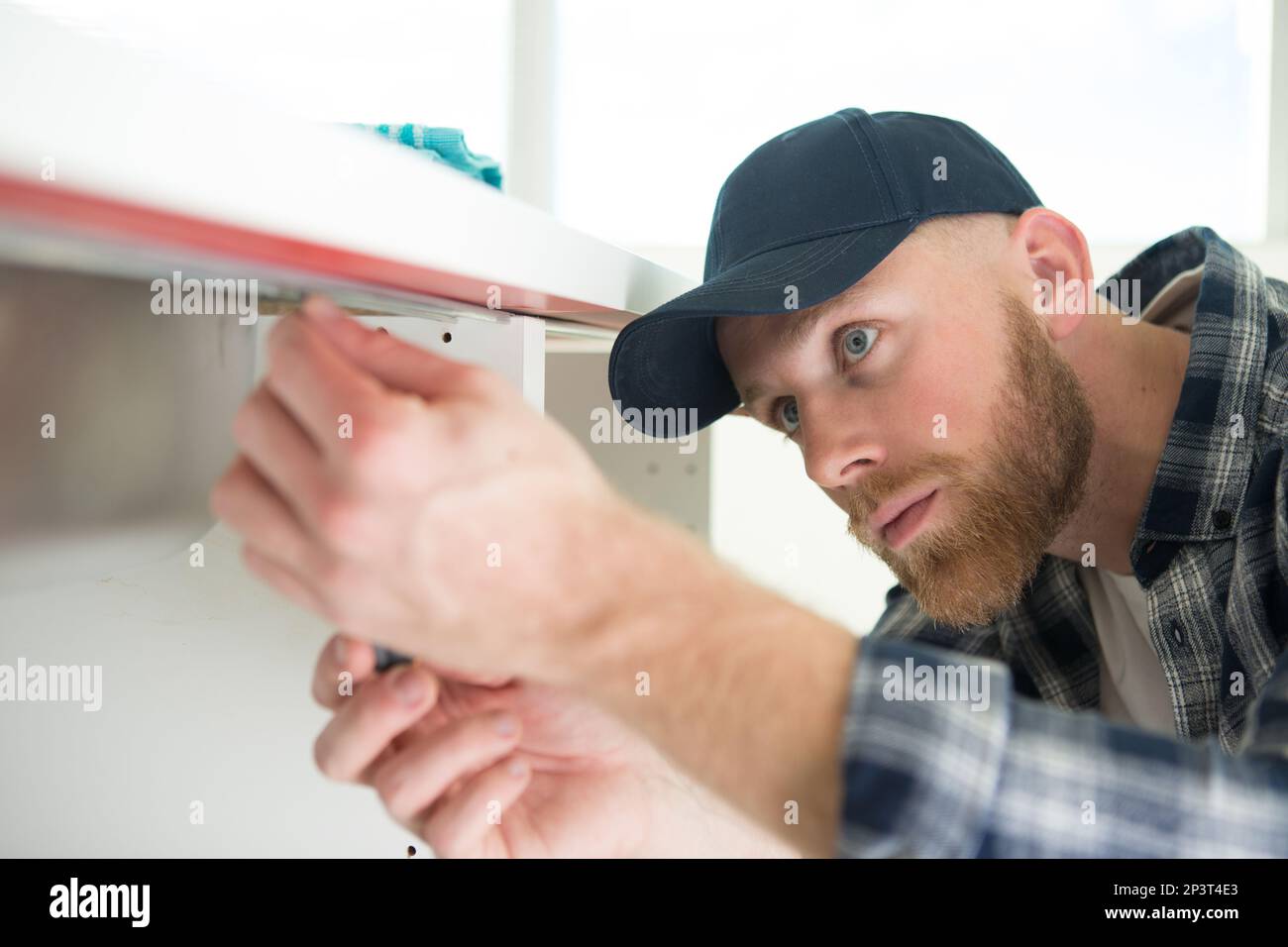 Interior design construction kitchen master hi-res stock photography ...