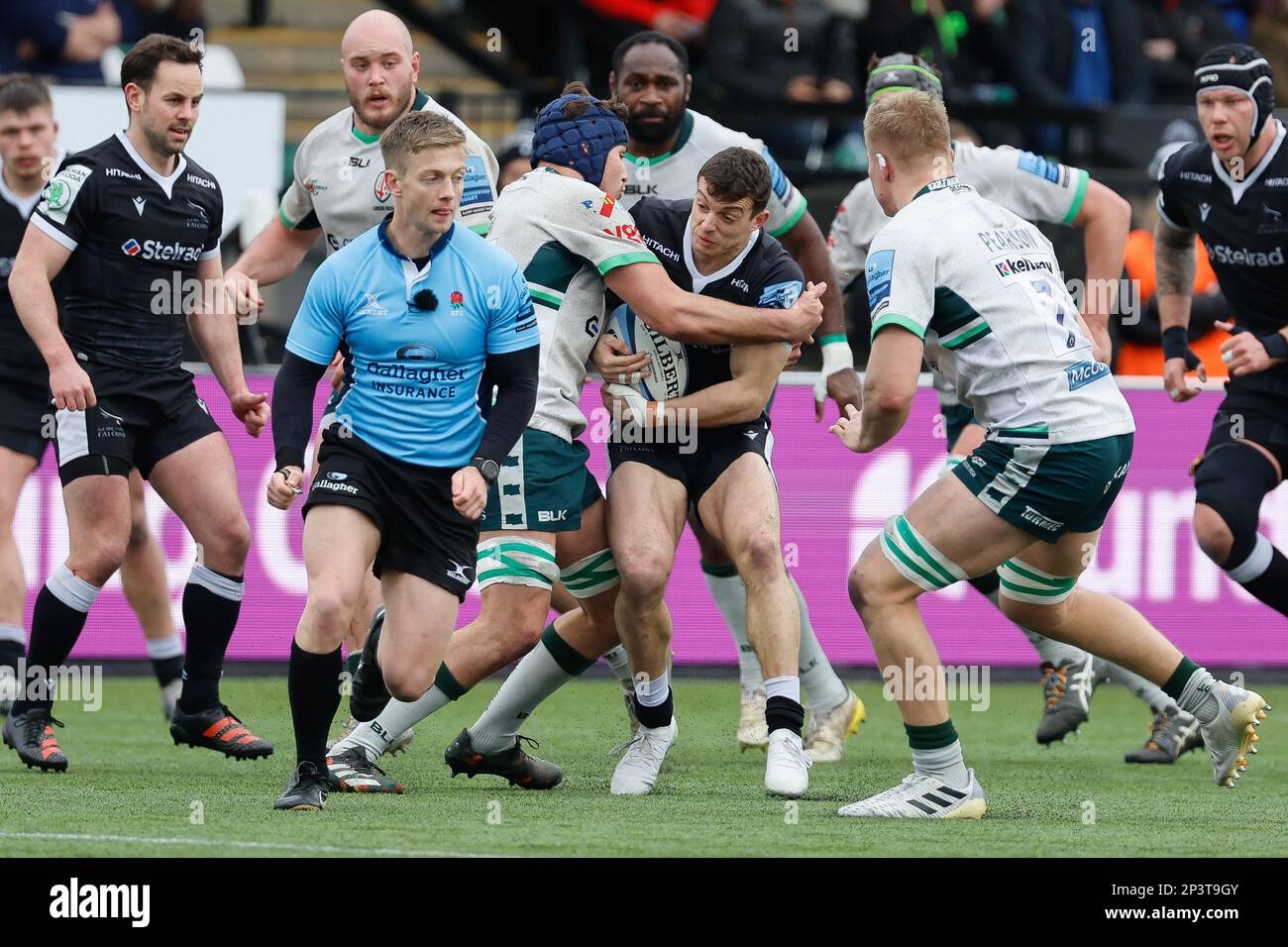 Newcastle Falcons Poppy Rugby Pin 2023