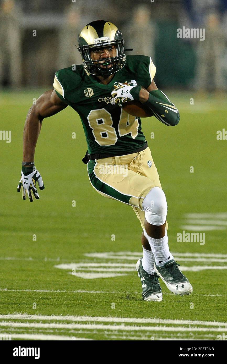 November 8 2014: Colorado State wide receiver Xavier Williams runs ...
