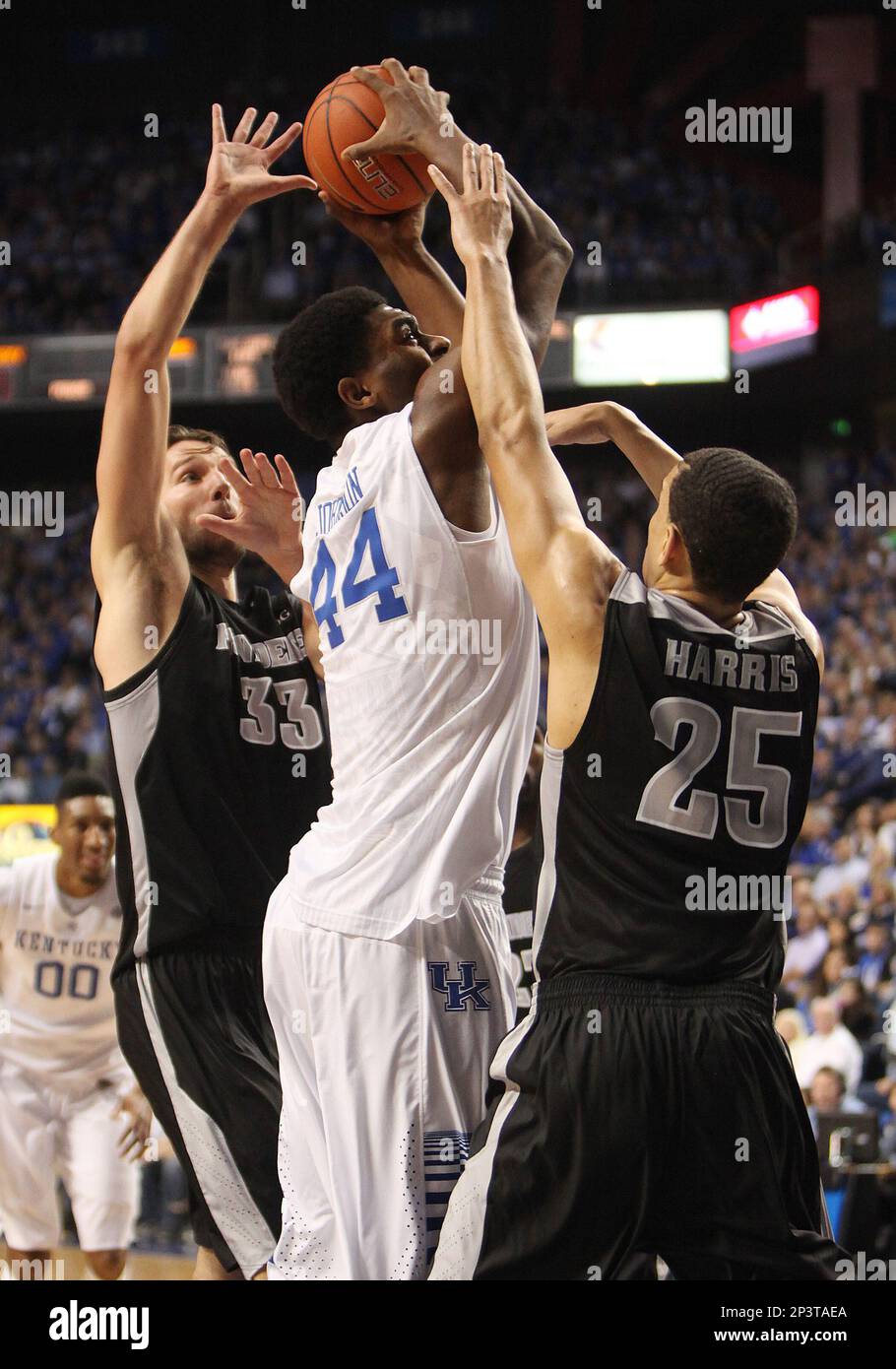 30 November 2014 Kentucky Wildcats center Dakari Johnson (44) is