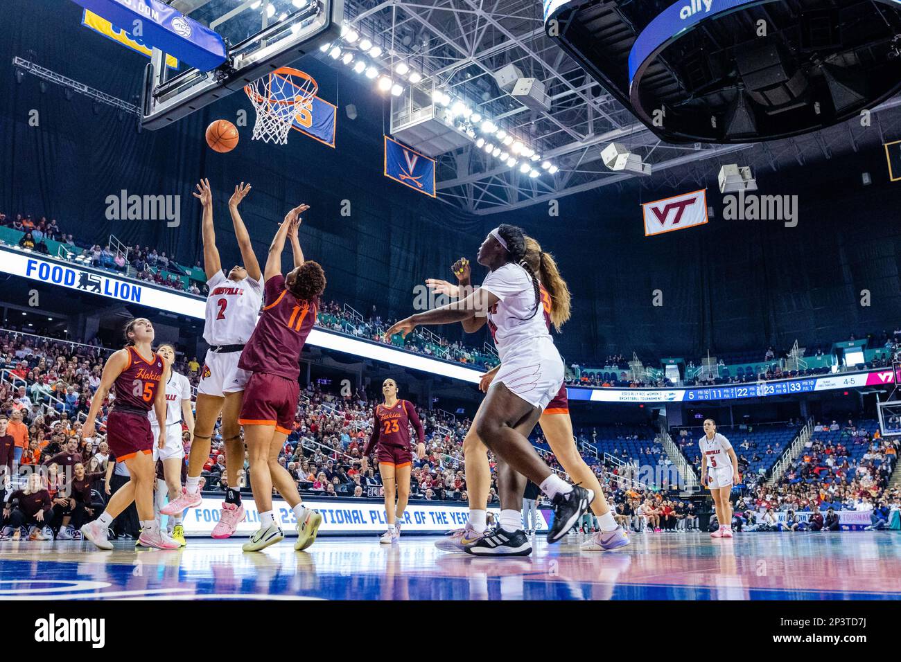 March 5, 2023 Louisville Cardinals forward Nyla Harris (2) shoots