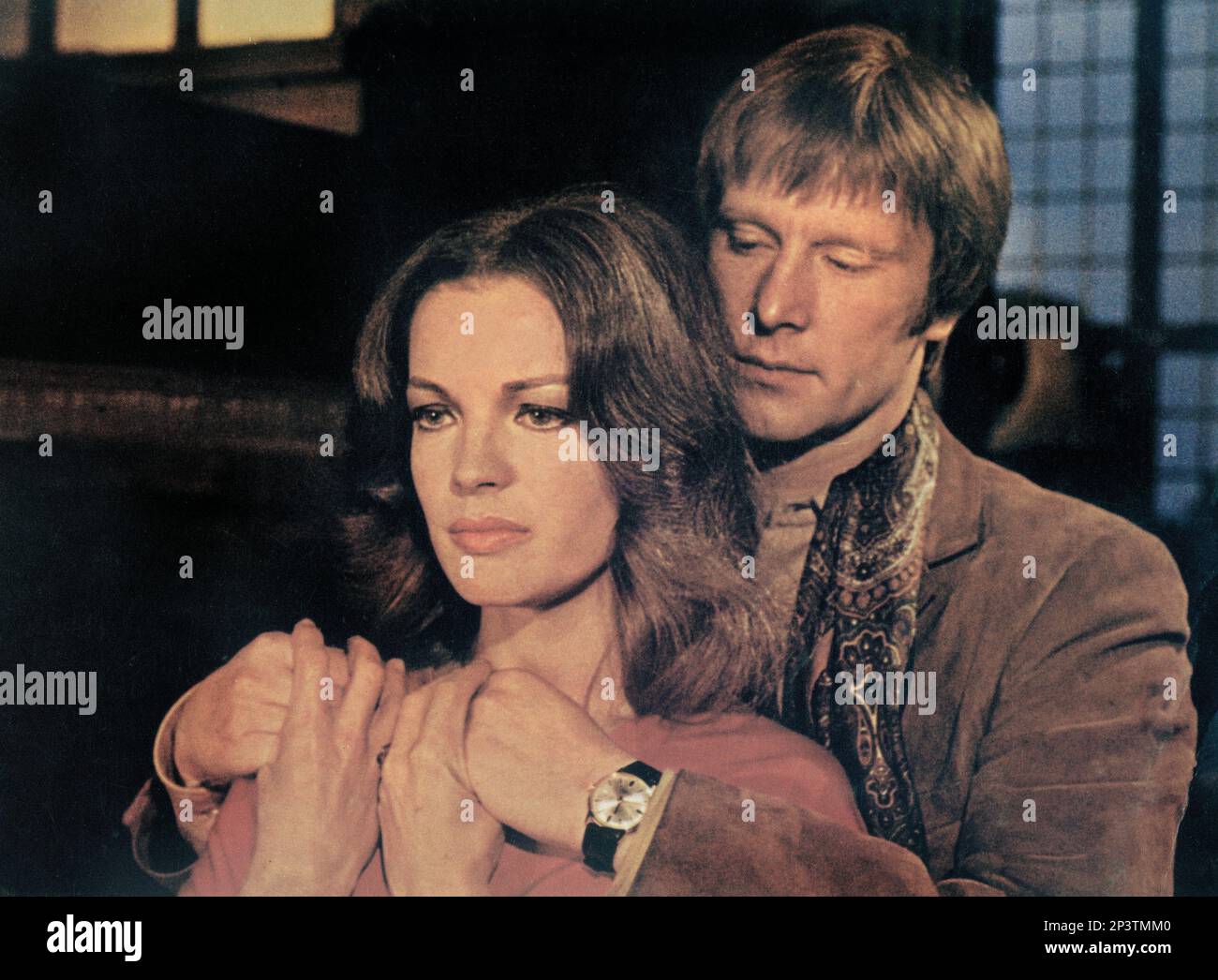 Romy Schneider, Dennis Waterman, onset of the Film,