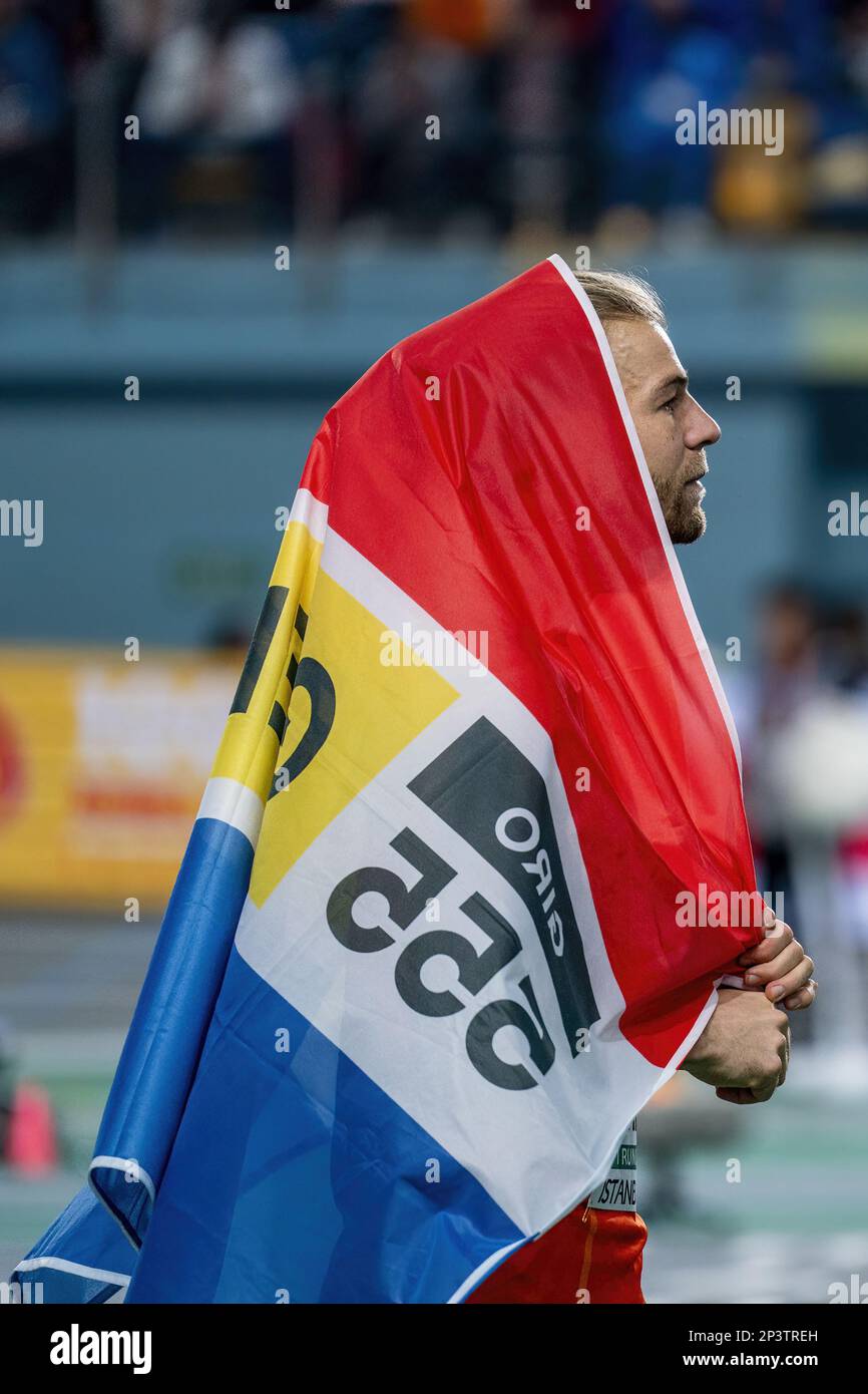 ISTANBUL Douwe Amels takes gold in the high jump on the fourth and