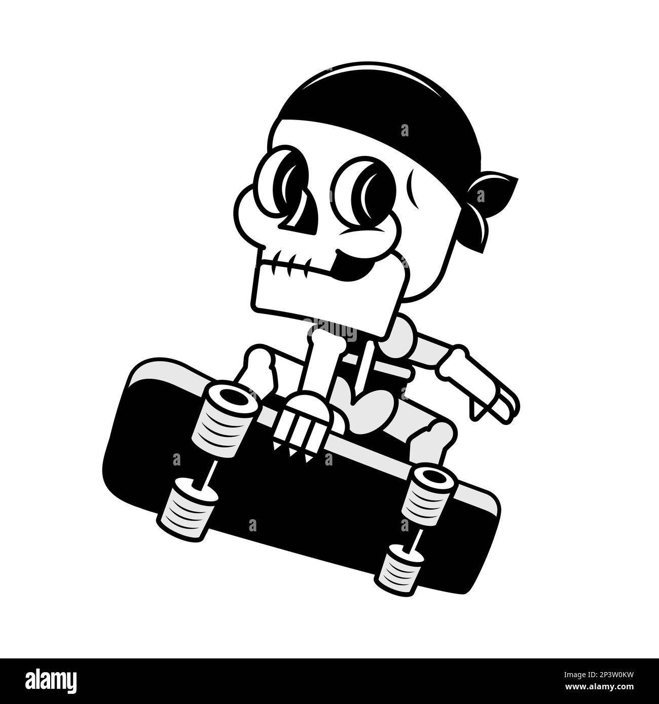 Buy Two Toed Joe Temporary Tattoo skeleton Riding a Skateboard Online in  India  Etsy