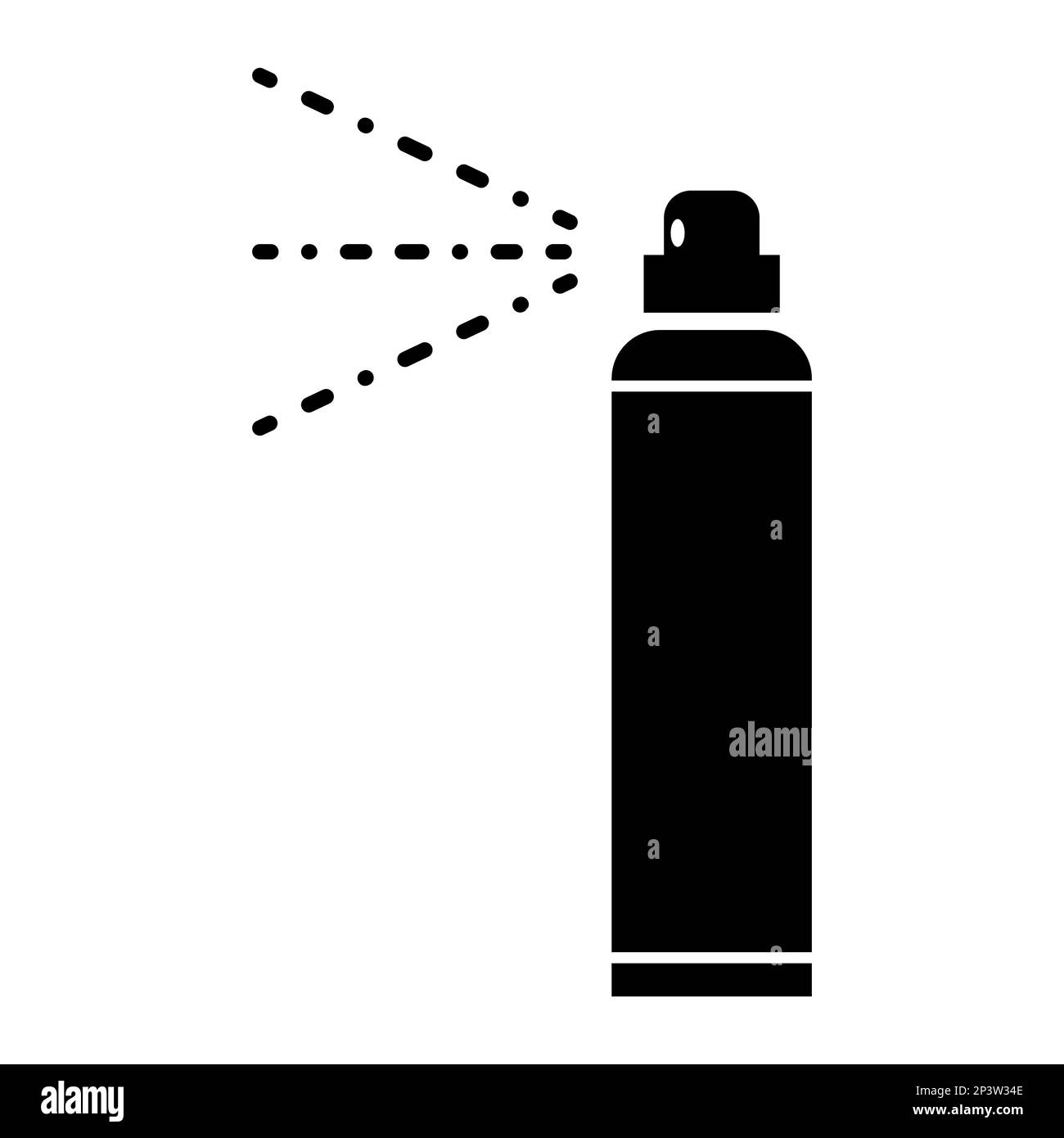 Spray icon. Vector illustration isolated on white background Stock ...