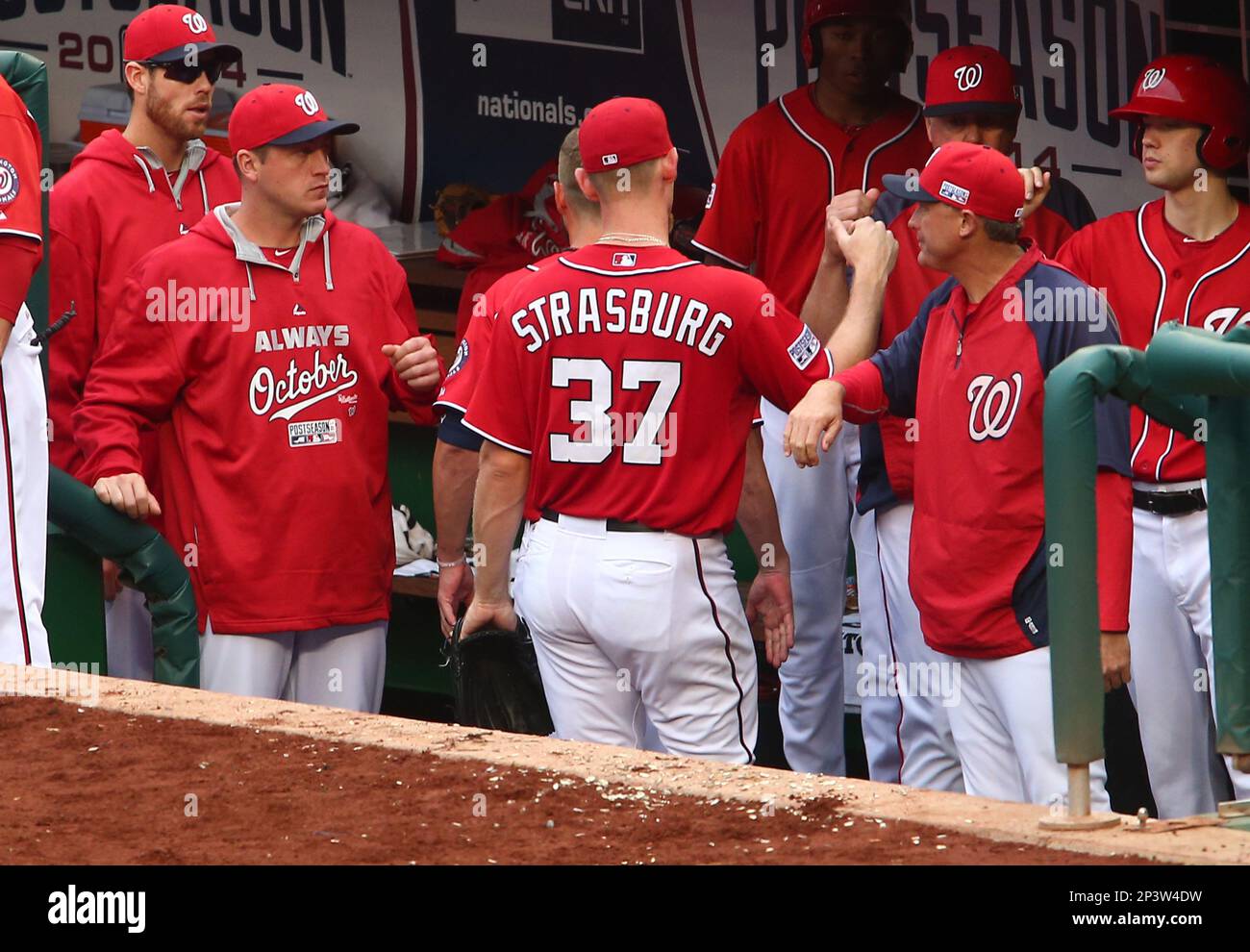 37 STEPHEN STRASBURG Washington Nationals MLB Pitcher Red