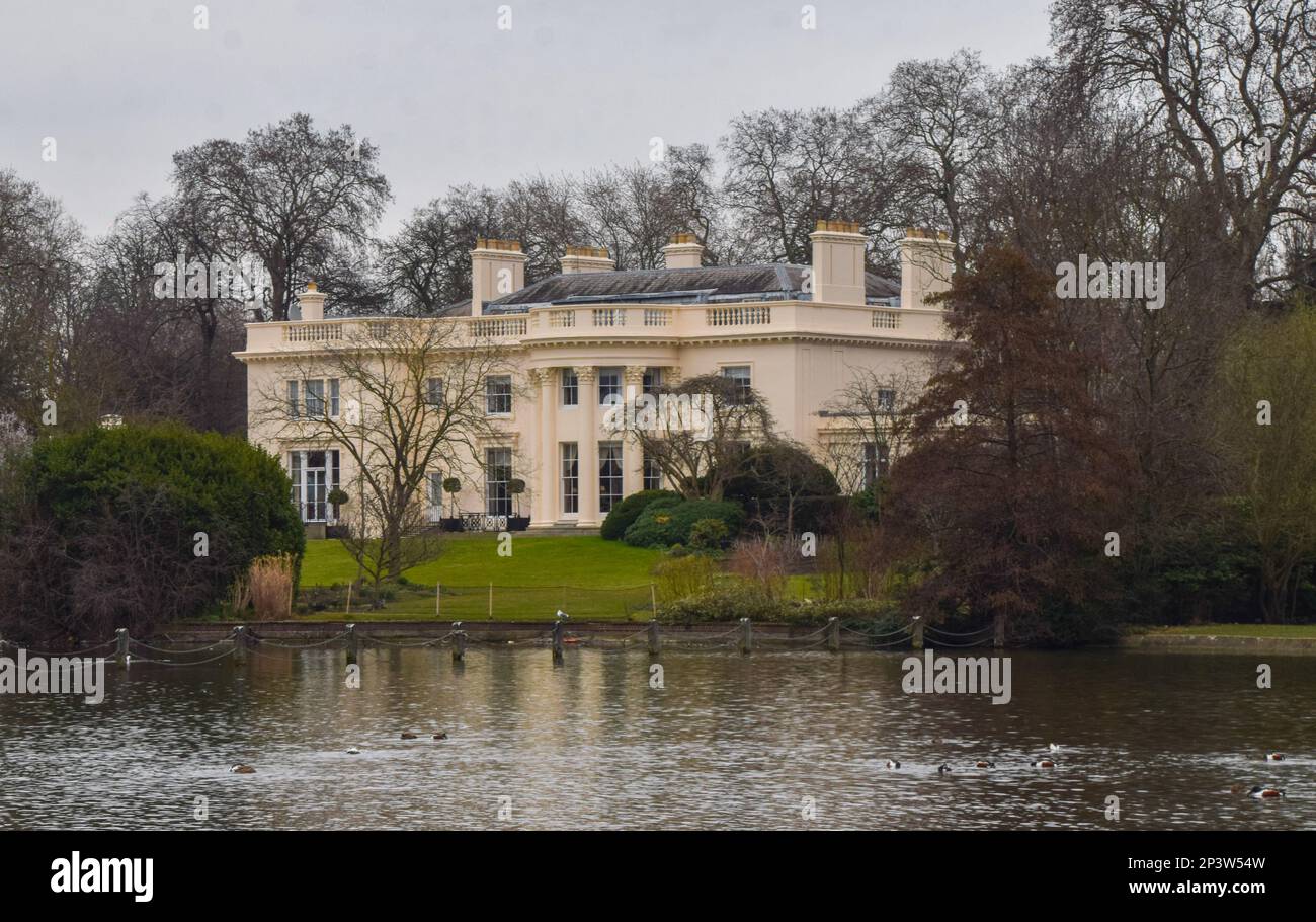 London, UK. 5th March 2023. The Holme Mansion in Regent's Park