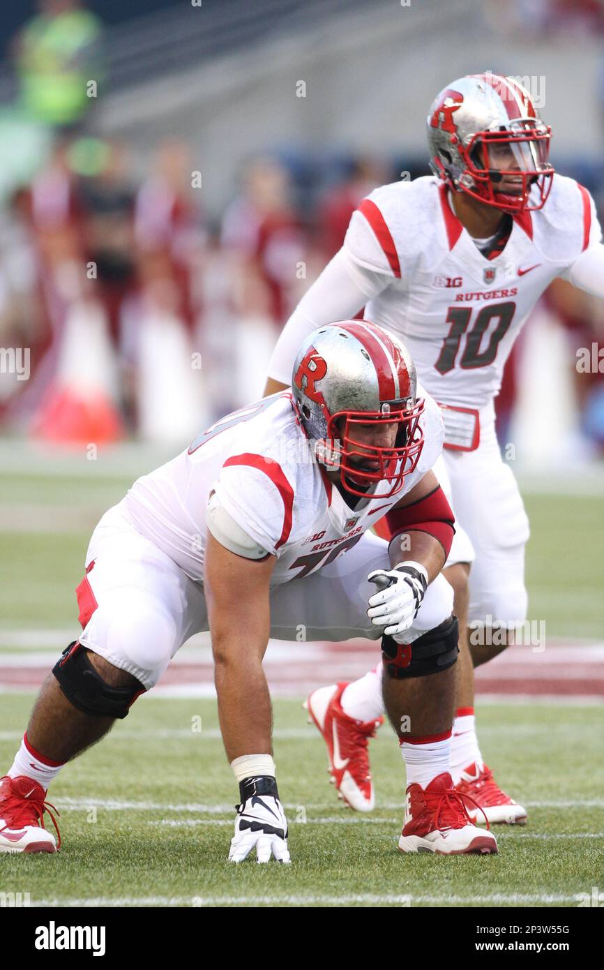2014-08-28: Rutgers Chris Muller against Washington State. Rutgers ...