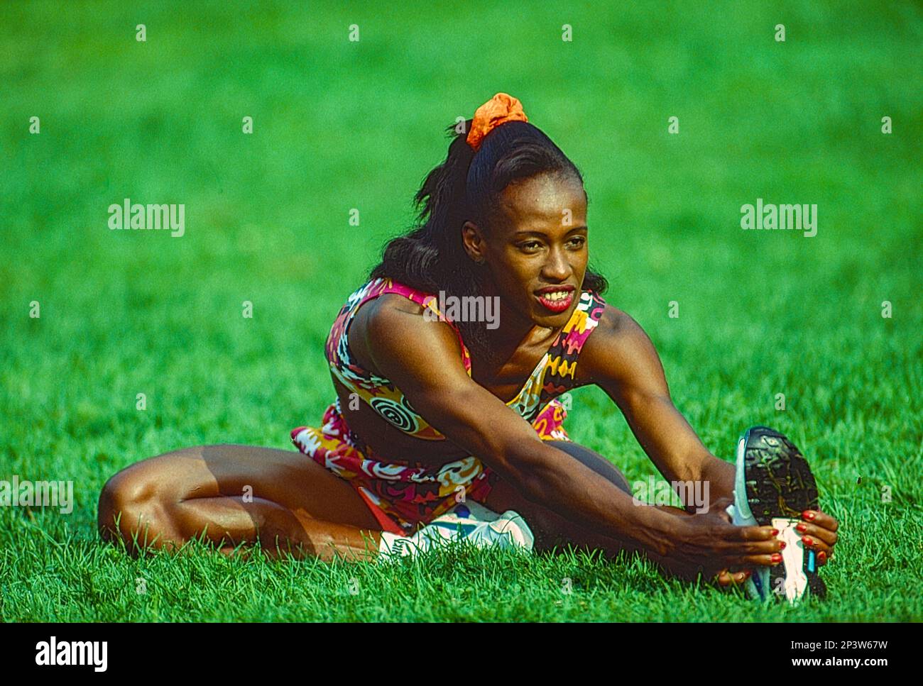 Jackie Joyner-Kersee photo shoot in 1993 Stock Photo - Alamy