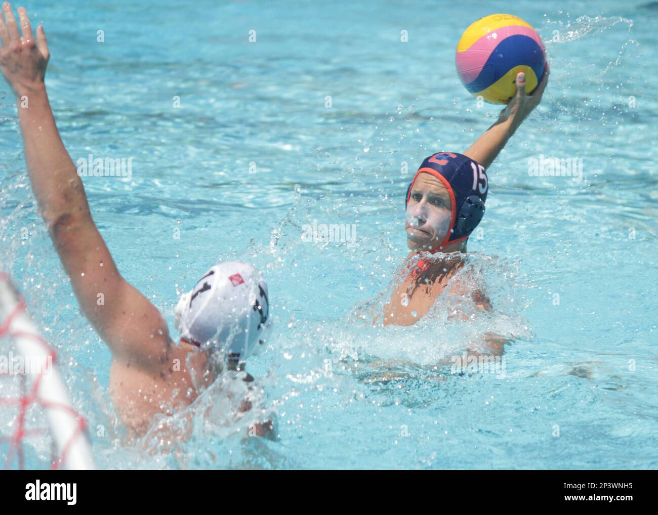 July 29, 2014: Logan Deurloo of the C-Cal Water Polo shoots during C ...