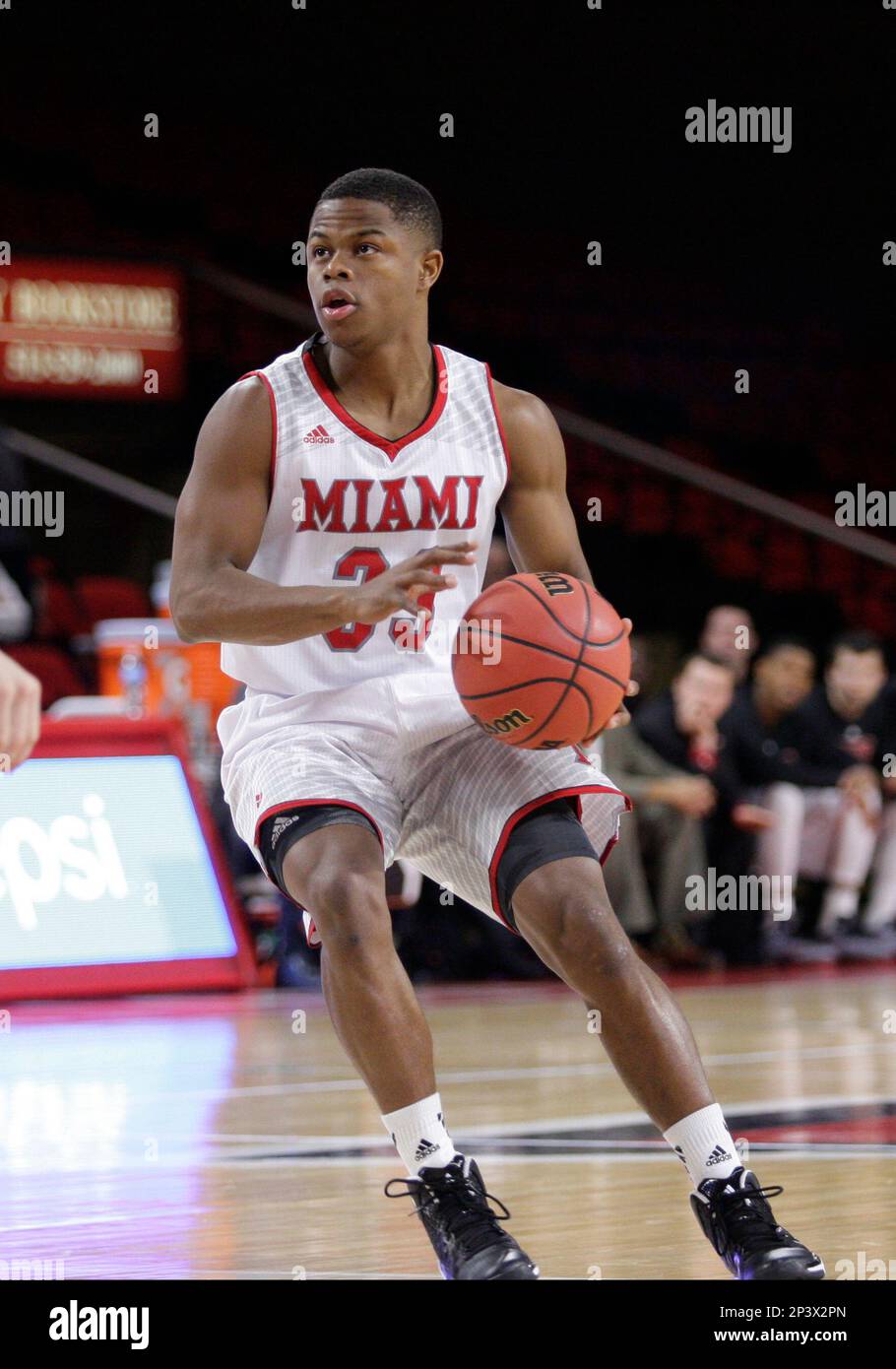 November 22 2014 Miami (Oh) Redhawks guard Eric Washington (33) during