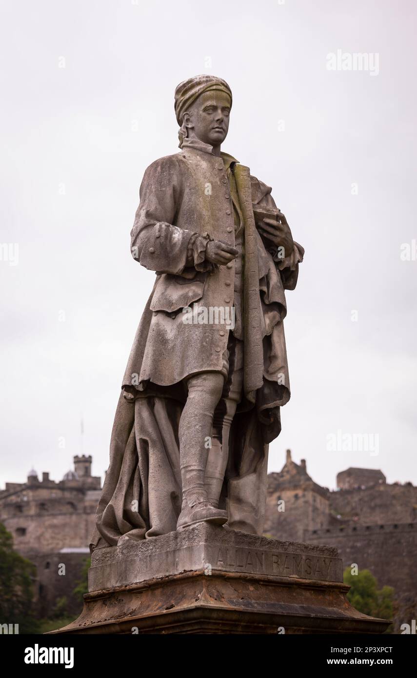 Allan ramsay statue hi-res stock photography and images - Alamy