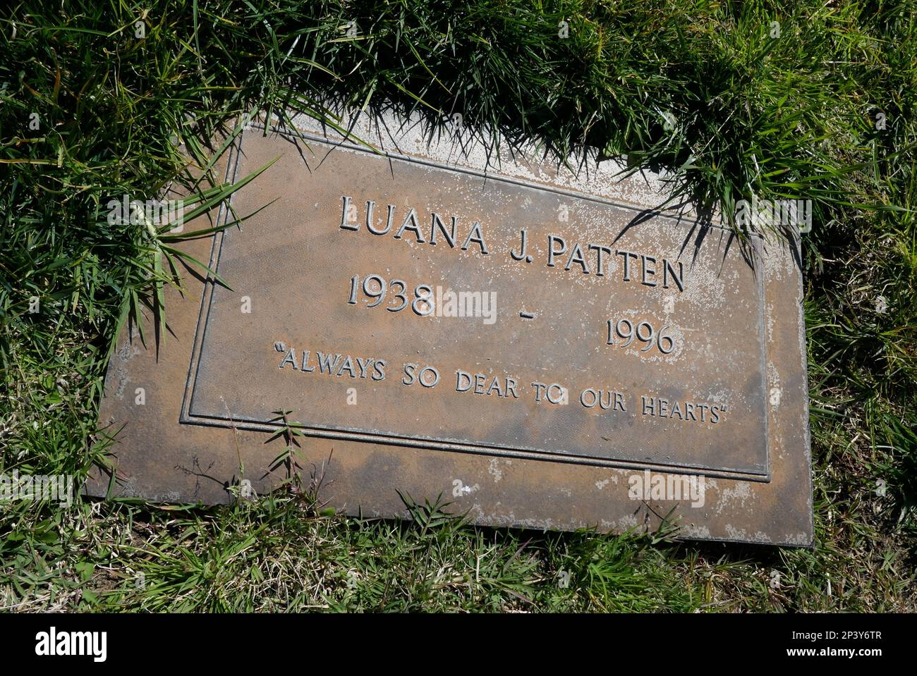 Long Beach, California, USA 2nd March 2023 Actress Luana Patten's Grave