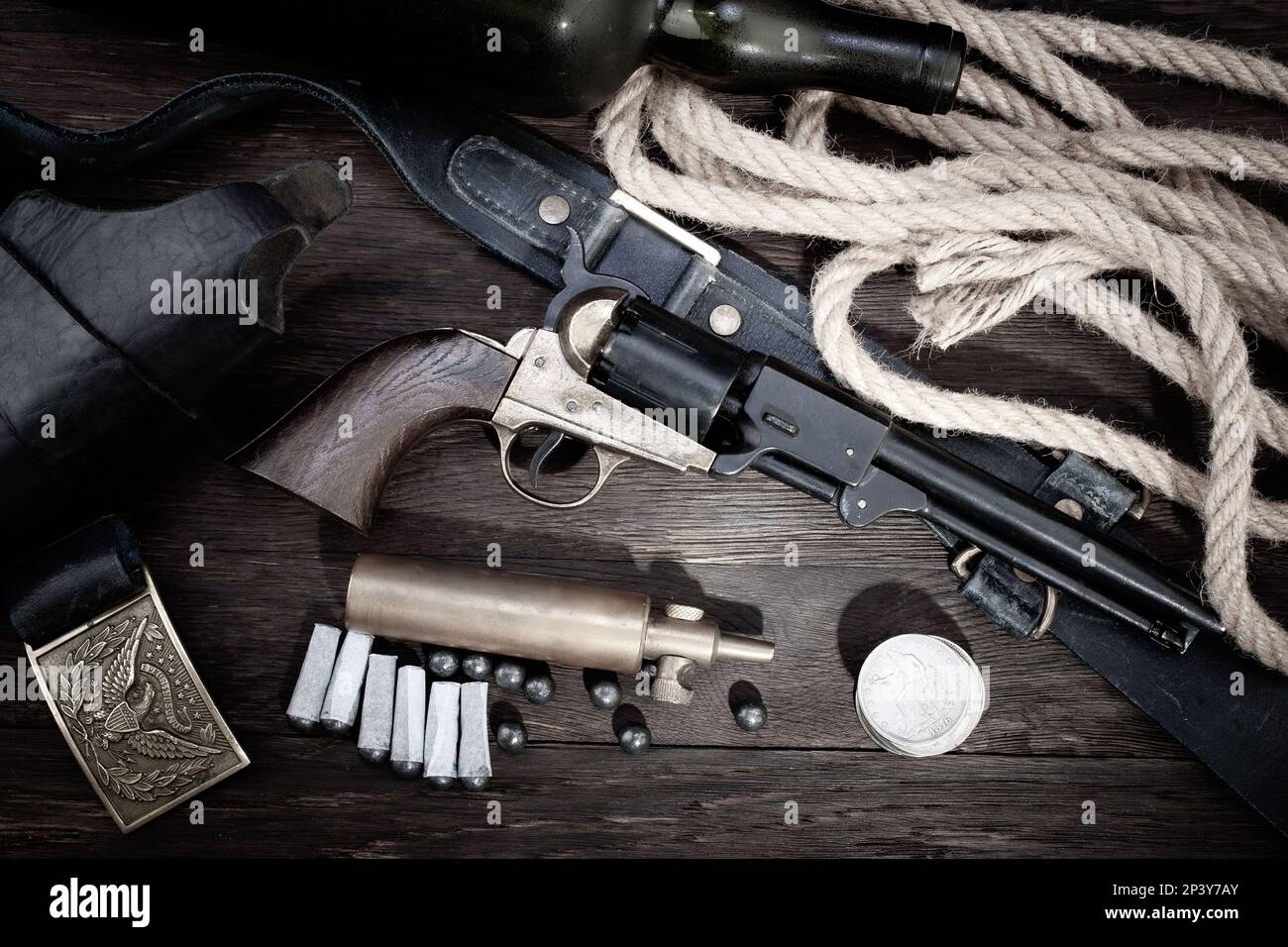 Bullets with gun powder hi-res stock photography and images - Alamy