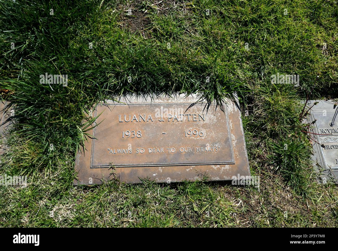 Long Beach, California, USA 2nd March 2023 Actress Luana Patten's Grave