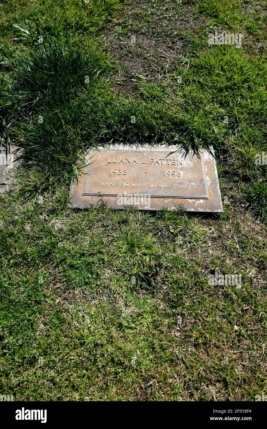 Long Beach, California, USA 2nd March 2023 Actress Luana Patten's Grave