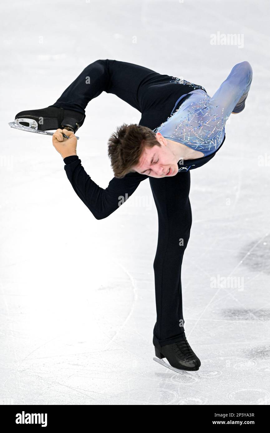 Aleksa Rakic Can During Junior Men Free Skating At The Isu World Aleksa Rakic Can During Junior Men Free Skating At The Isu World