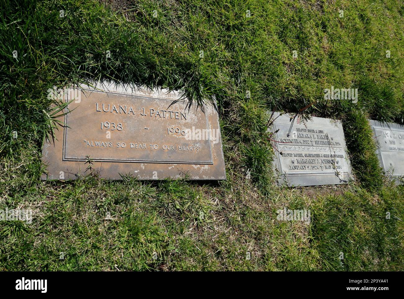 Long Beach, California, USA 2nd March 2023 Actress Luana Patten's Grave