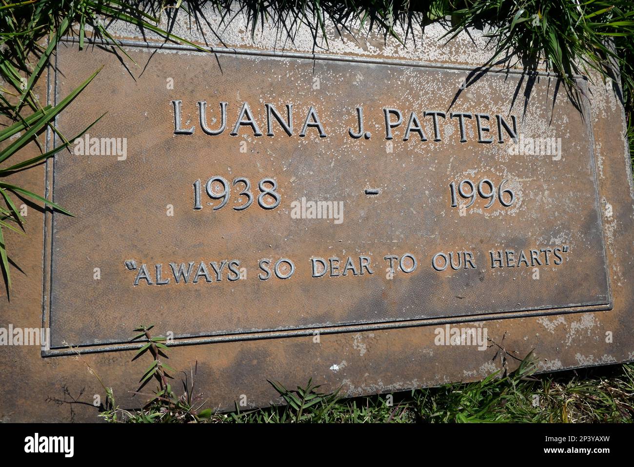 Long Beach, California, USA 2nd March 2023 Actress Luana Patten's Grave