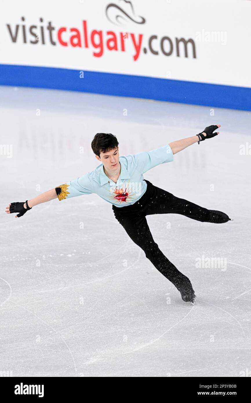 Francois PITOT (FRA), during Junior Men Free Skating, at the ISU World Junior Figure Skating