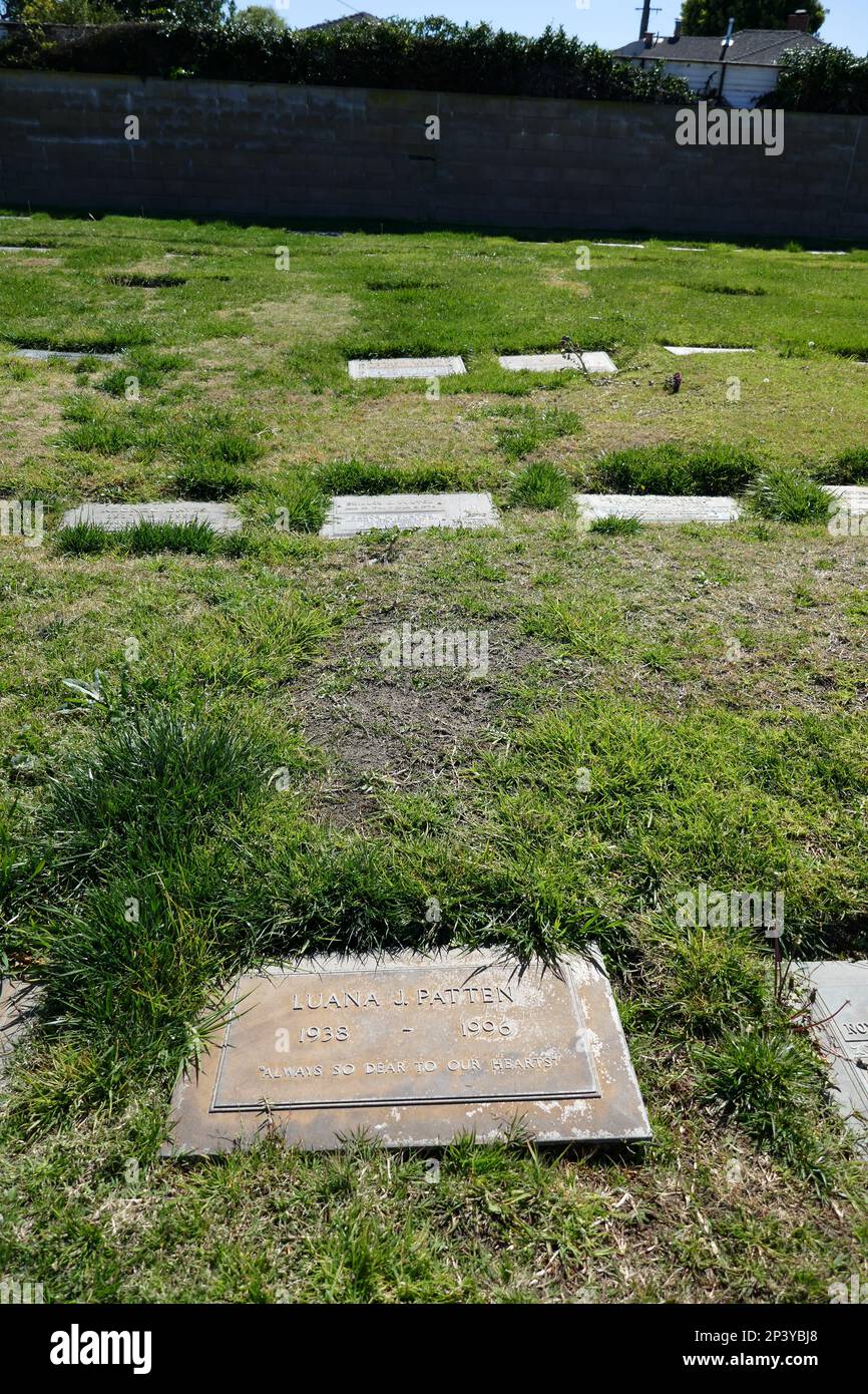 Long Beach, California, USA 2nd March 2023 Actress Luana Patten's Grave