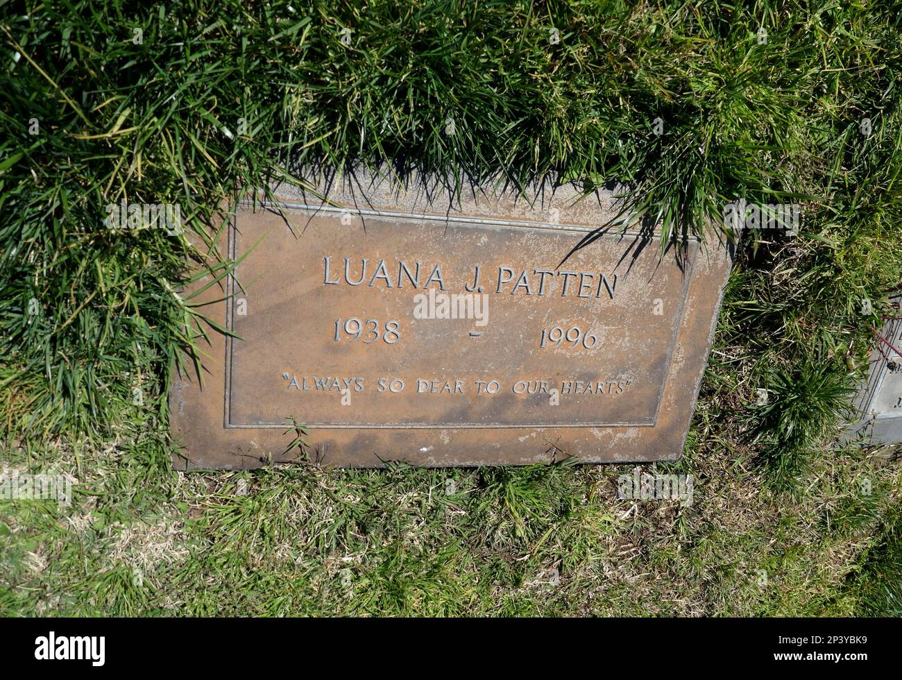 Long Beach, California, USA 2nd March 2023 Actress Luana Patten's Grave