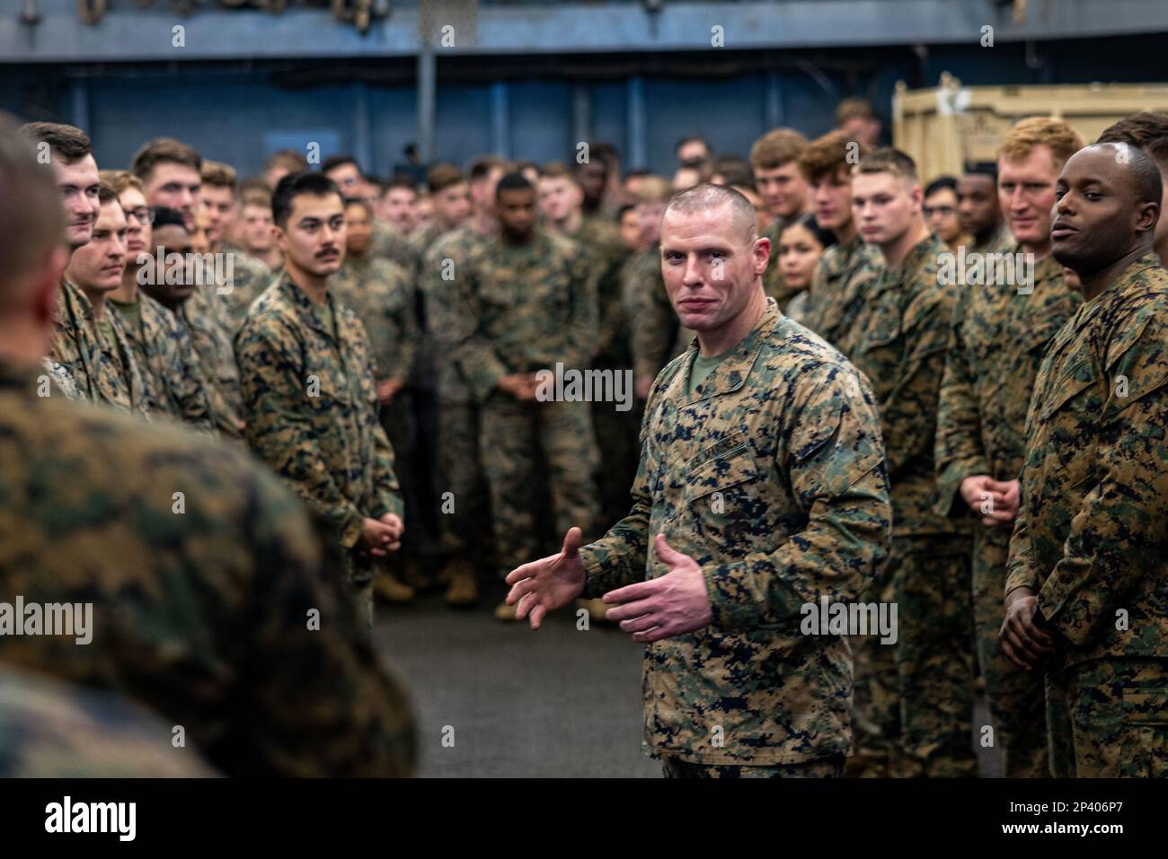 U.S. Marine Corps Sgt. Maj. James Horr, Sergeant Major of the 26th