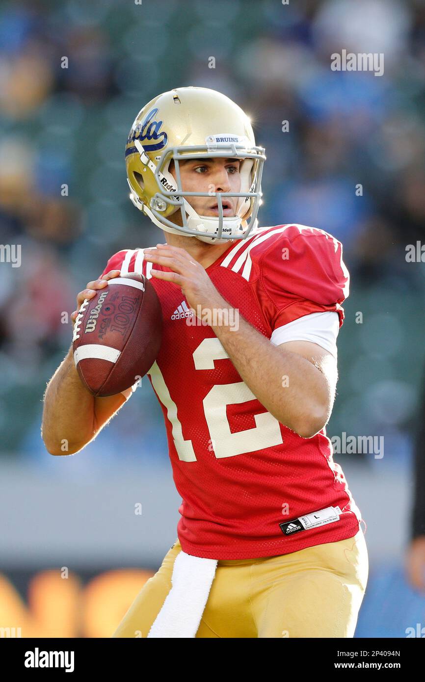 April 26 2014 ucla bruins quarterback mike fafaul 12 during the