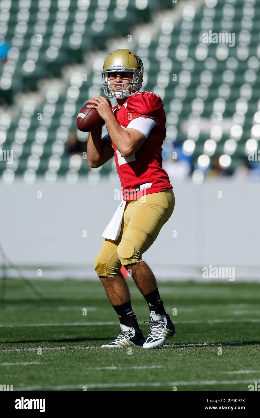 April 26 2014 ucla bruins quarterback mike fafaul 12 during the