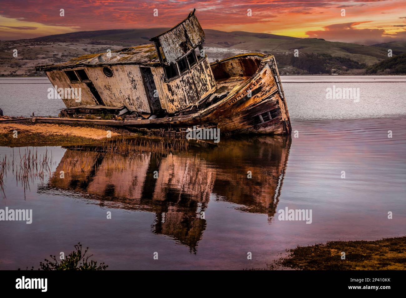 The Point Reyes At High Tide Stock Photo Alamy