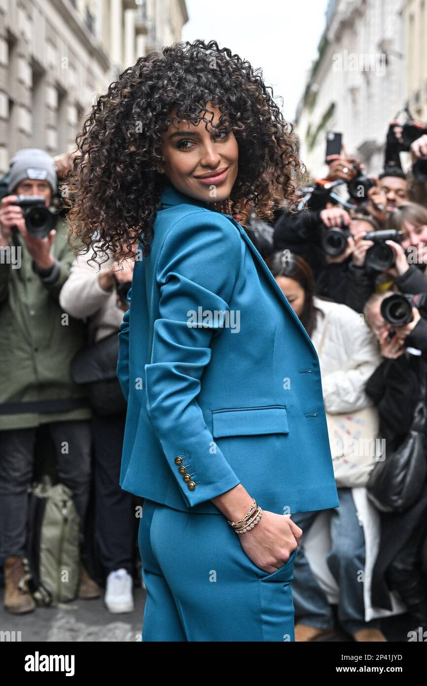 Paris, France. 05th Mar, 2023. Jessica Aidi arriving at Palm Angels