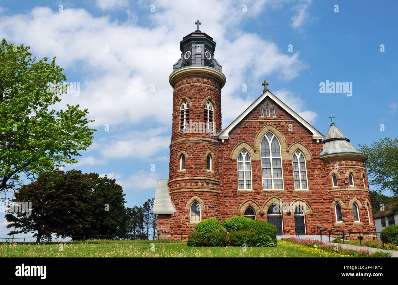 Completed in 1902, the landmark St. Mary's Roman Catholic Church was