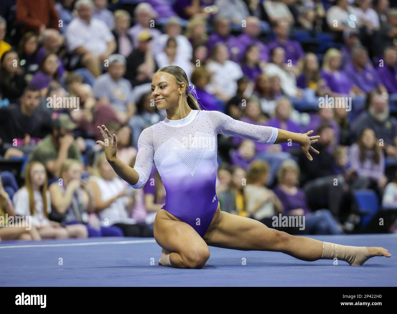 Baton Rouge, LA, USA. 3rd Mar, 2023. LSU's Chase Brock competes on the ...