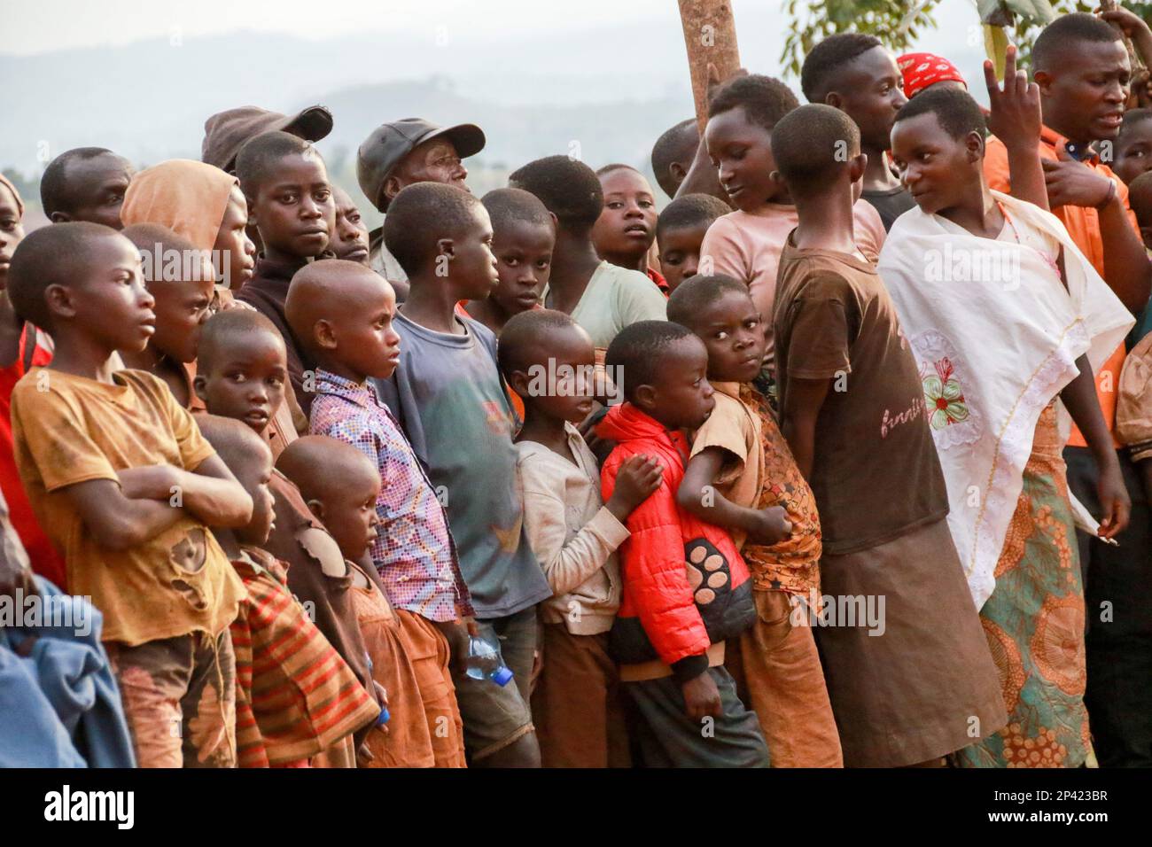 At Gishora Drum sanctuary in Kibera National Park, Gitega, Burundi Stock Photo
