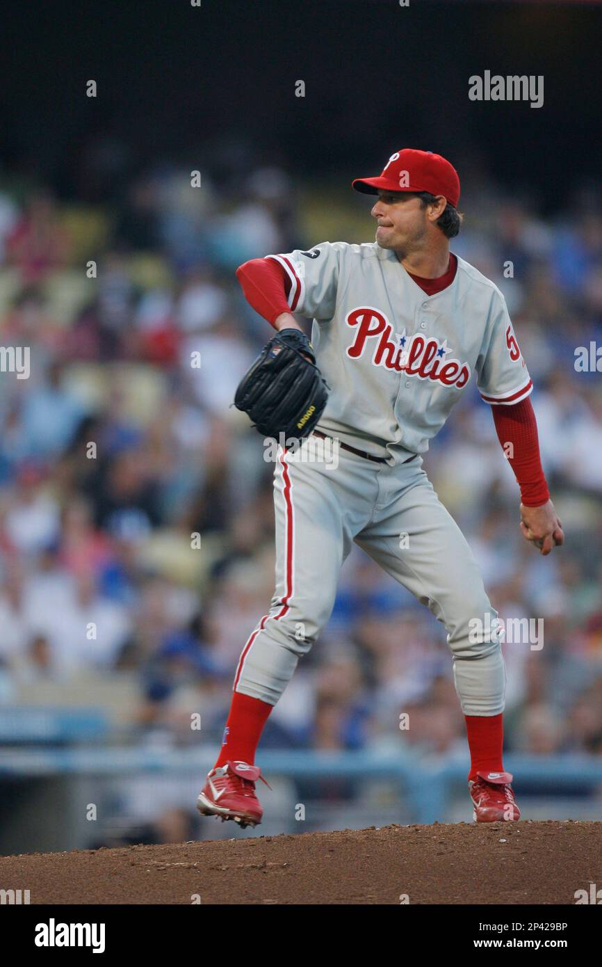 Jamie Moyer of the Philadelphia Phillies during a game against the