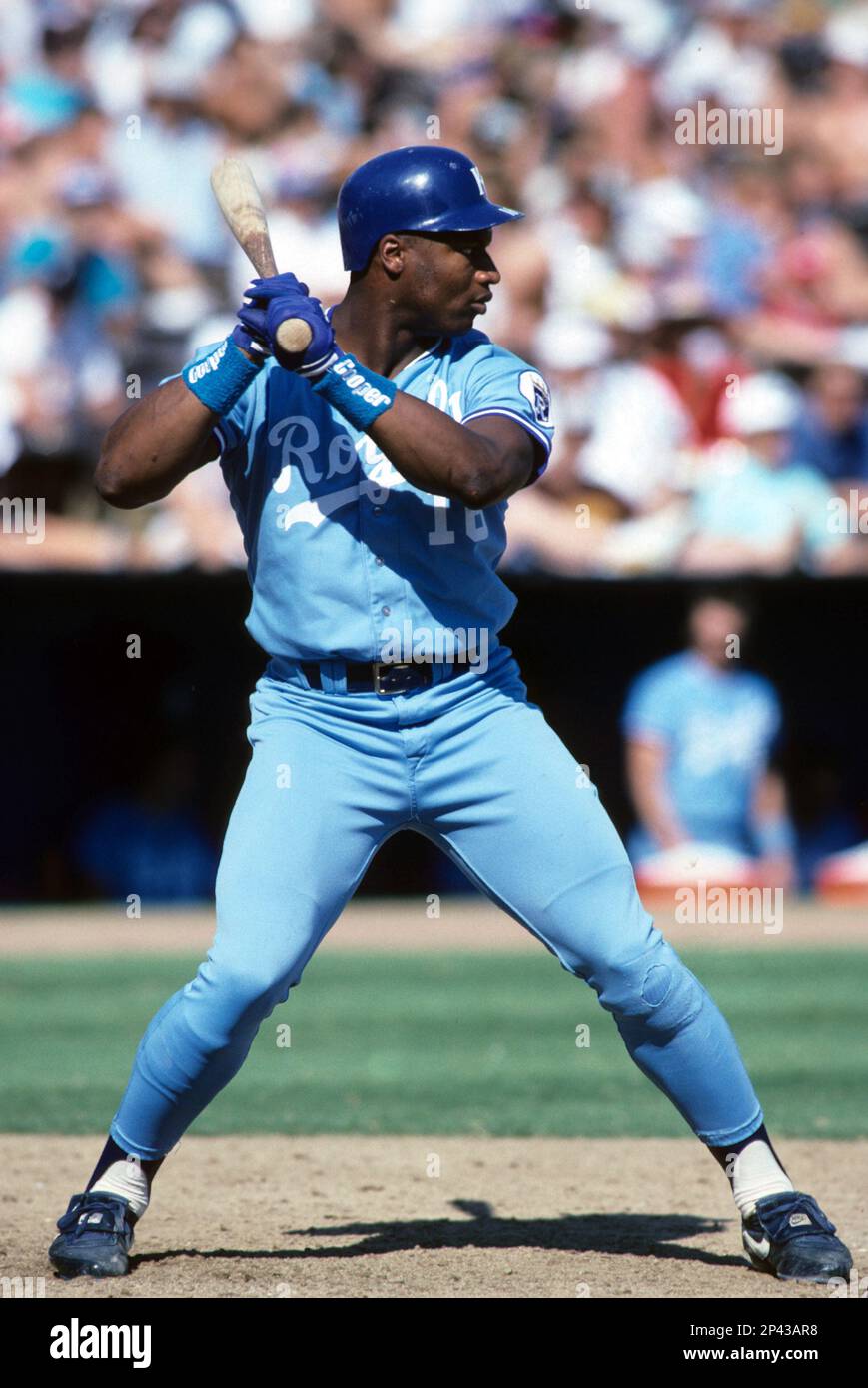 Bo Jackson in 1989 Topps baseball card with the Kansas City Royals Stock  Photo - Alamy