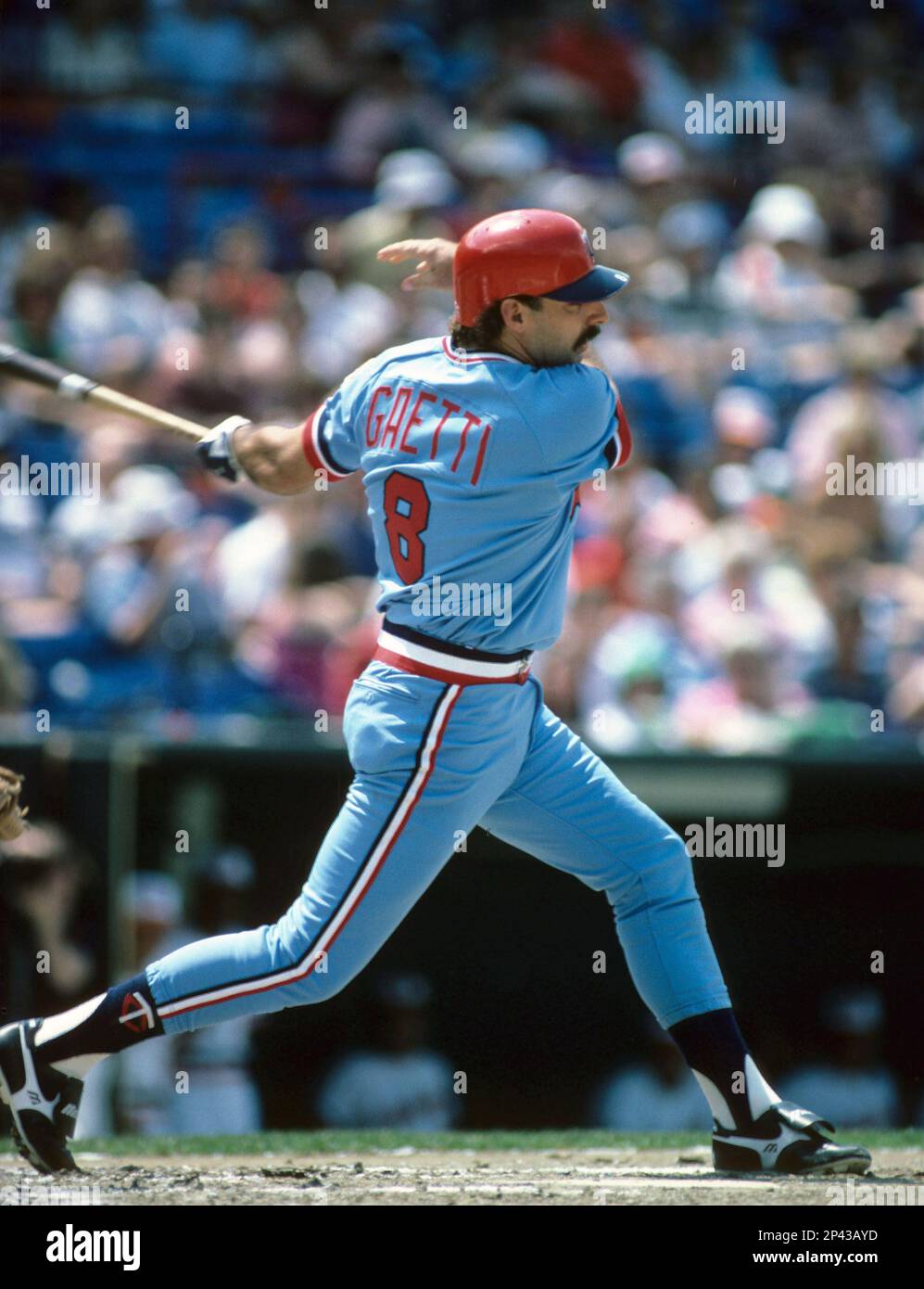 MLB FILE: Gary Gaetti of the Minnesota Twins. (Icon Sportswire via AP  Images Stock Photo - Alamy