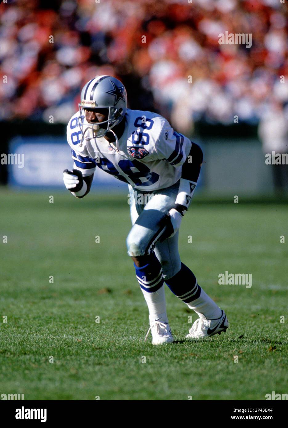 Wide receiver Michael Irvin #88 of the Dallas Cowboys in action.Circa the  1990's. (Icon Sportswire via AP Images Stock Photo - Alamy