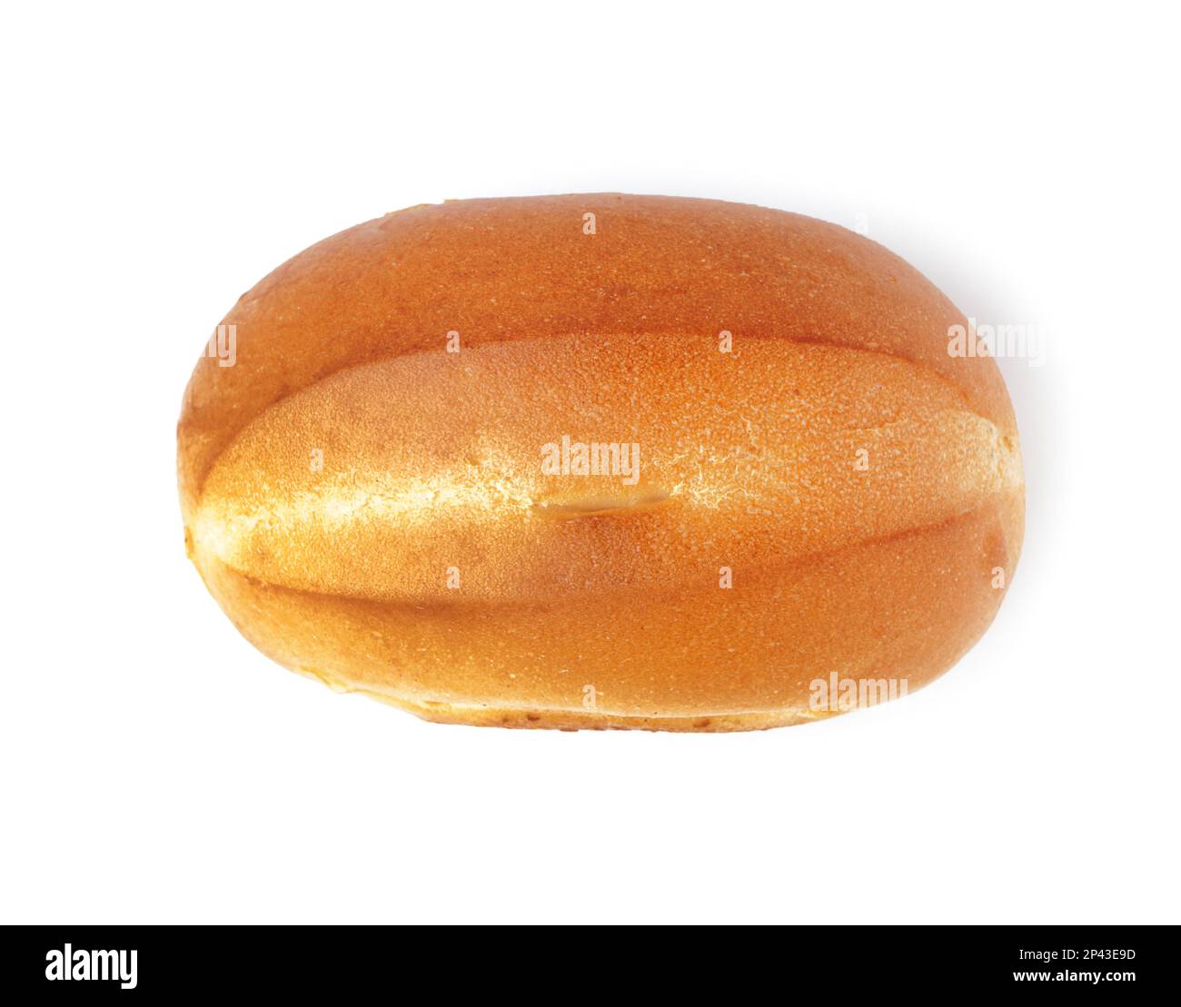 Fresh bun isolated on white background Stock Photo - Alamy