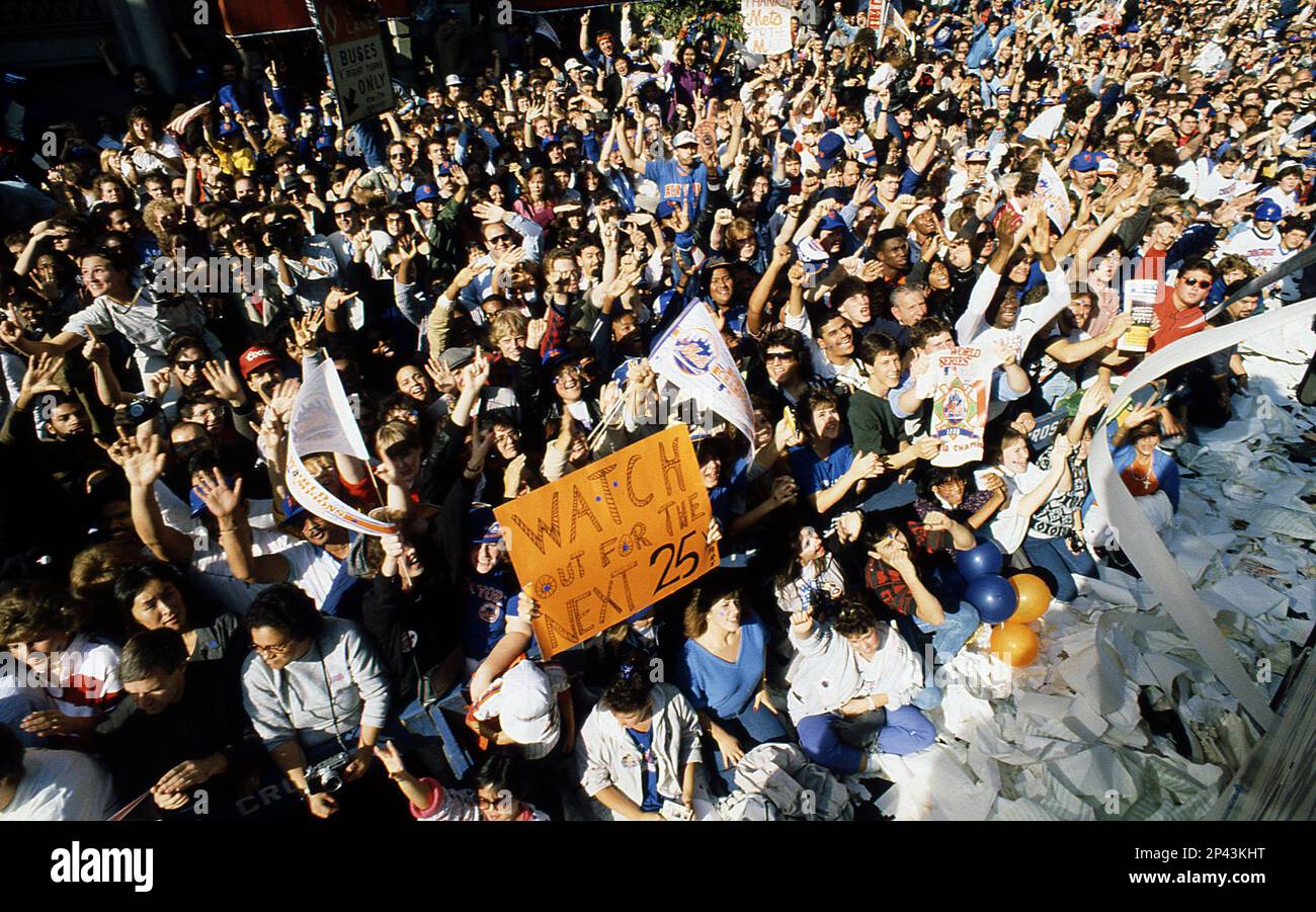 Mets 1986 Ticker Tape Parade