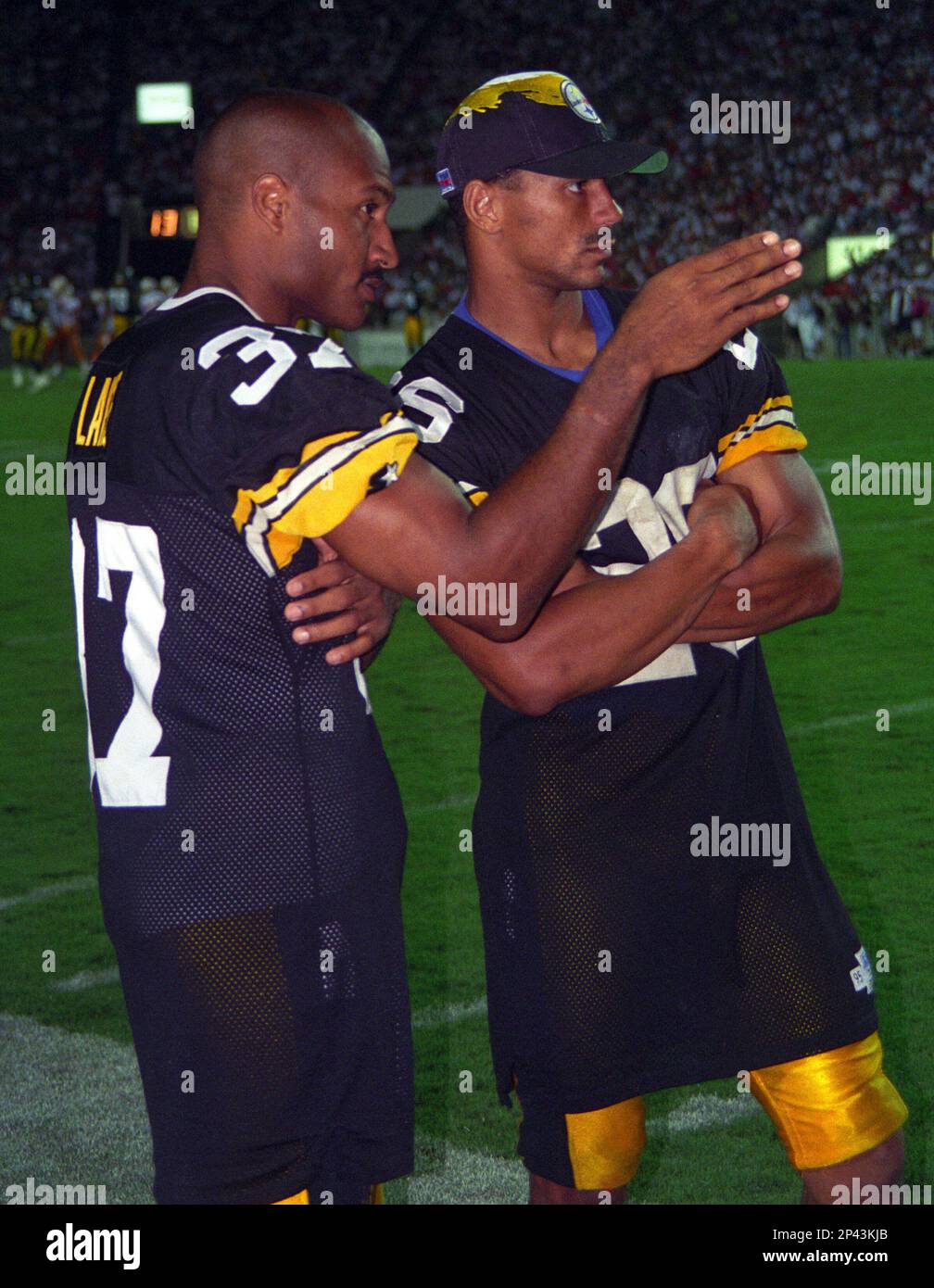 FILE: Rod Woodson of the Pittsburgh Steelers. (Photo by Cliff Welch/Icon  Sportswire) (Icon Sportswire via AP Images Stock Photo - Alamy